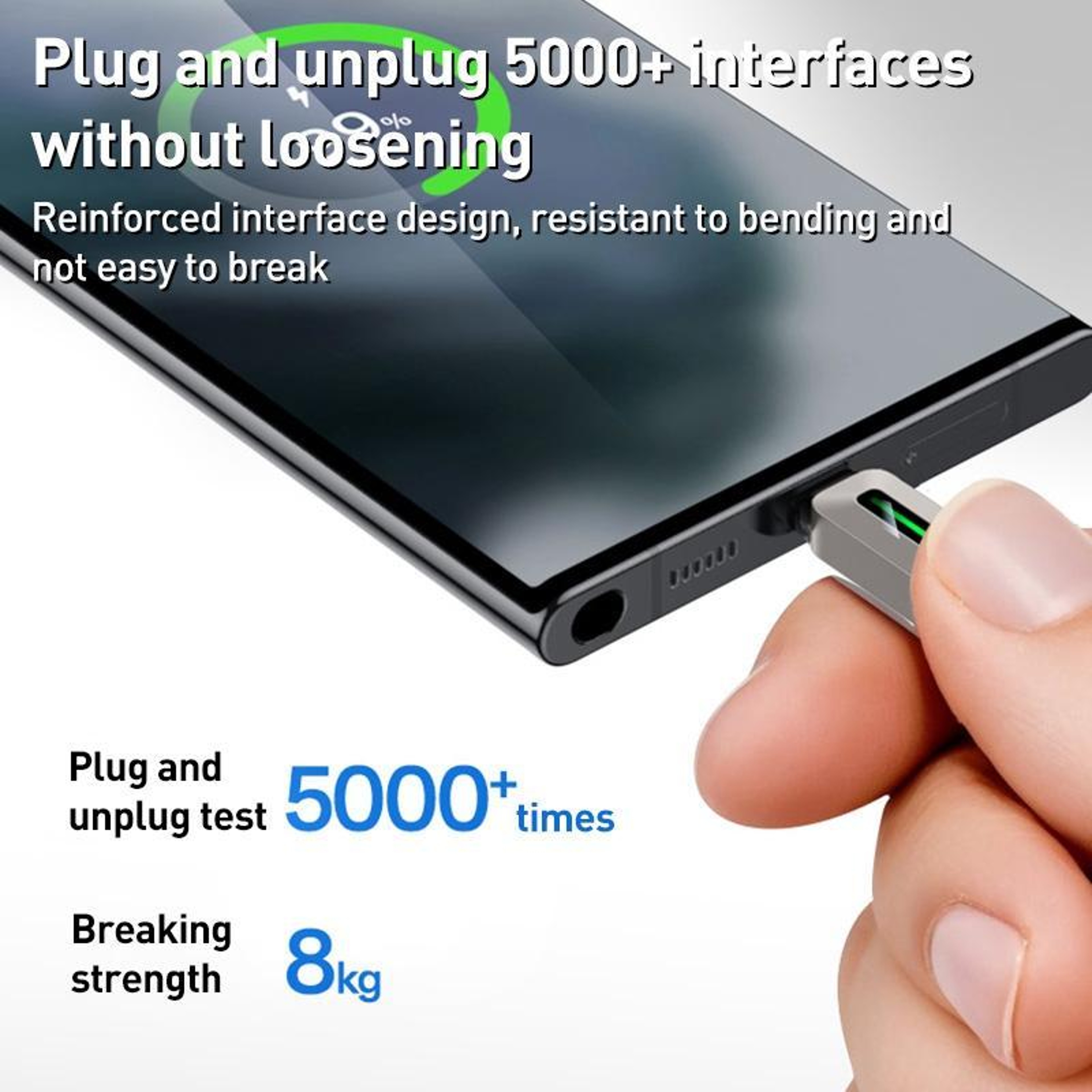 CA137C USB C Fast Charging Streamer 66W Light Cable – view 3