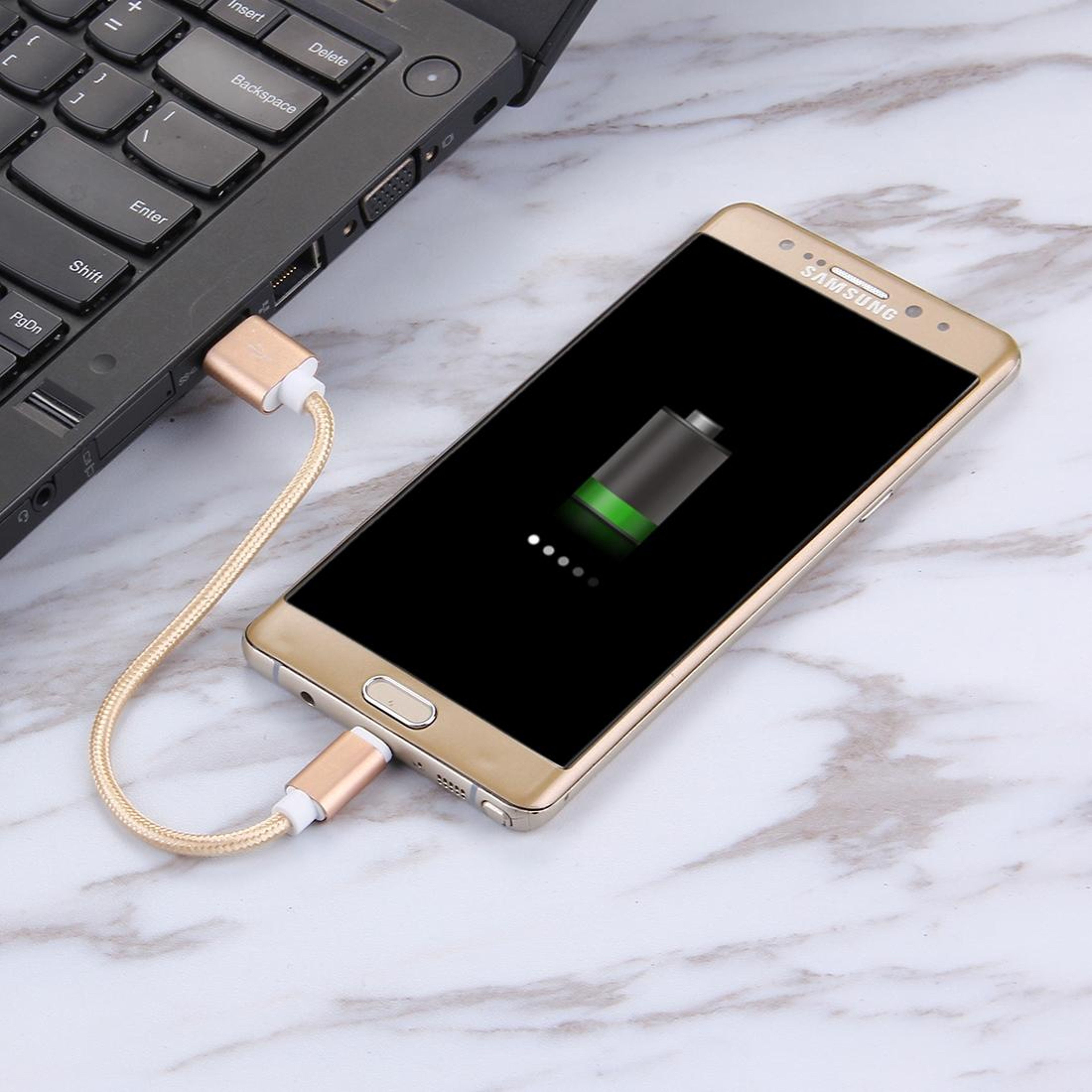 Woven USB C Charging  Data Sync Cable Fast Durable 0