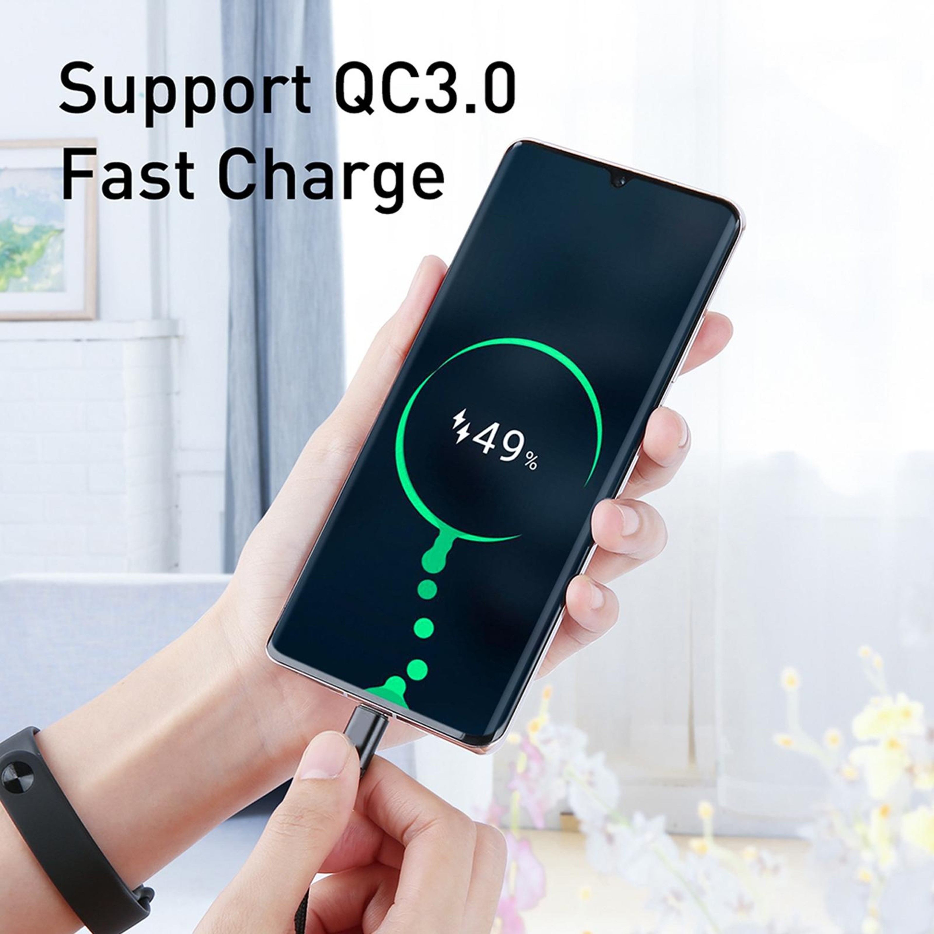100W PD USB C Fast Charging Braided Data Cable – view 5