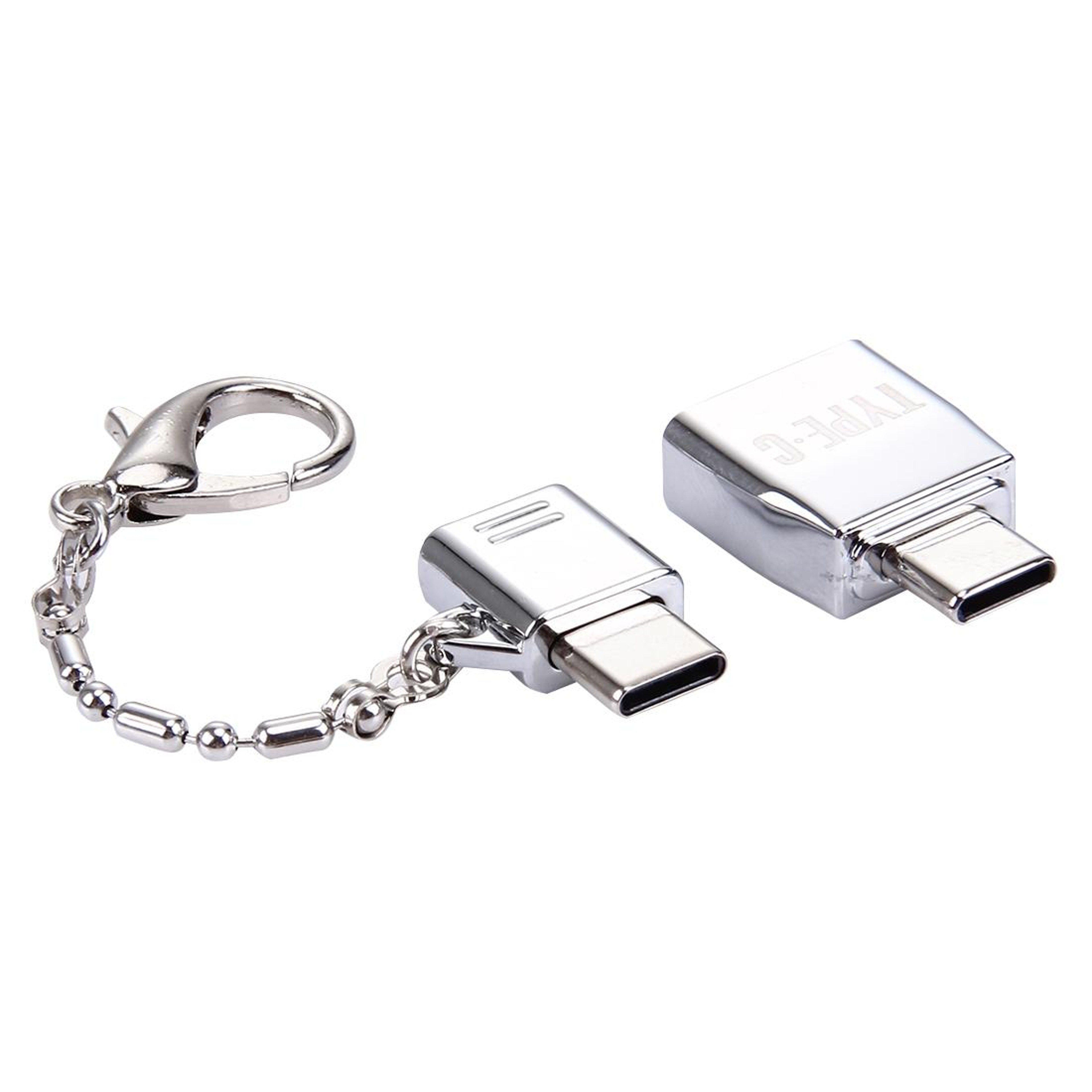Micro USB & USB 2.0 to USB C Adapter Durable Metal Connector – view 3