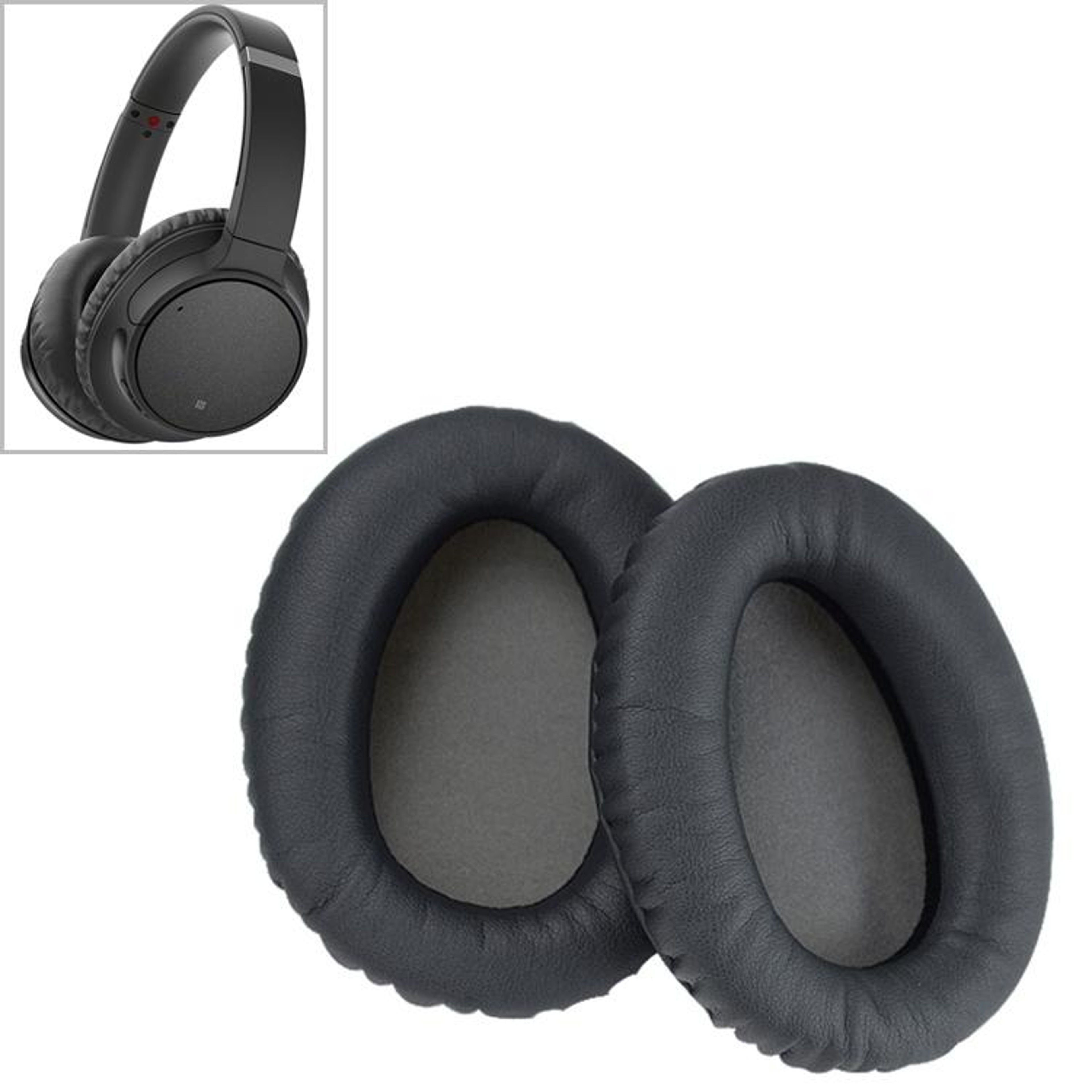 Sony WH CH700N Ear Pad Covers Soft Sponge Headphone Protective Cushions 0