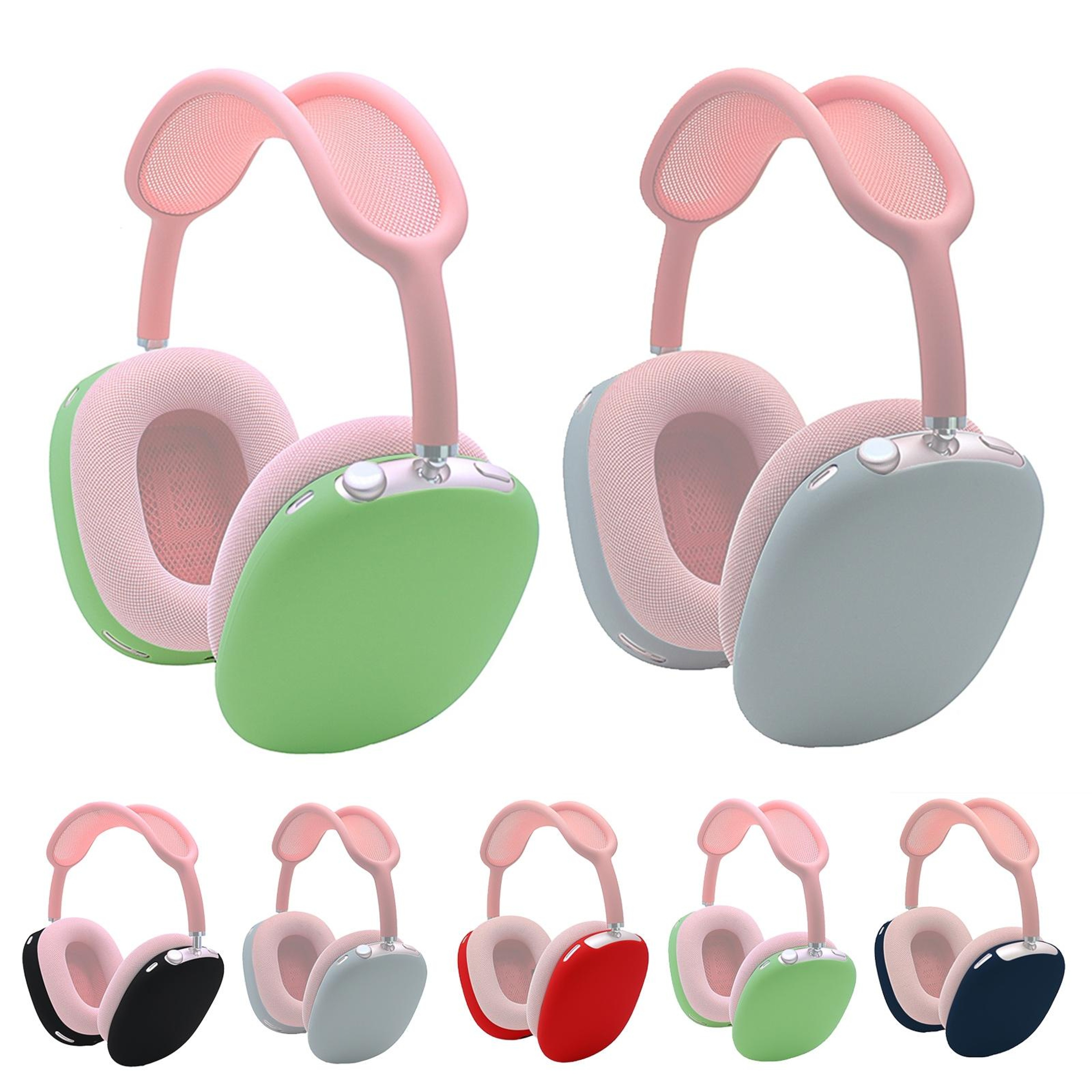 Full Coverage AirPods Max Case Silicone Anti Scratch Ear Cup Protector 11