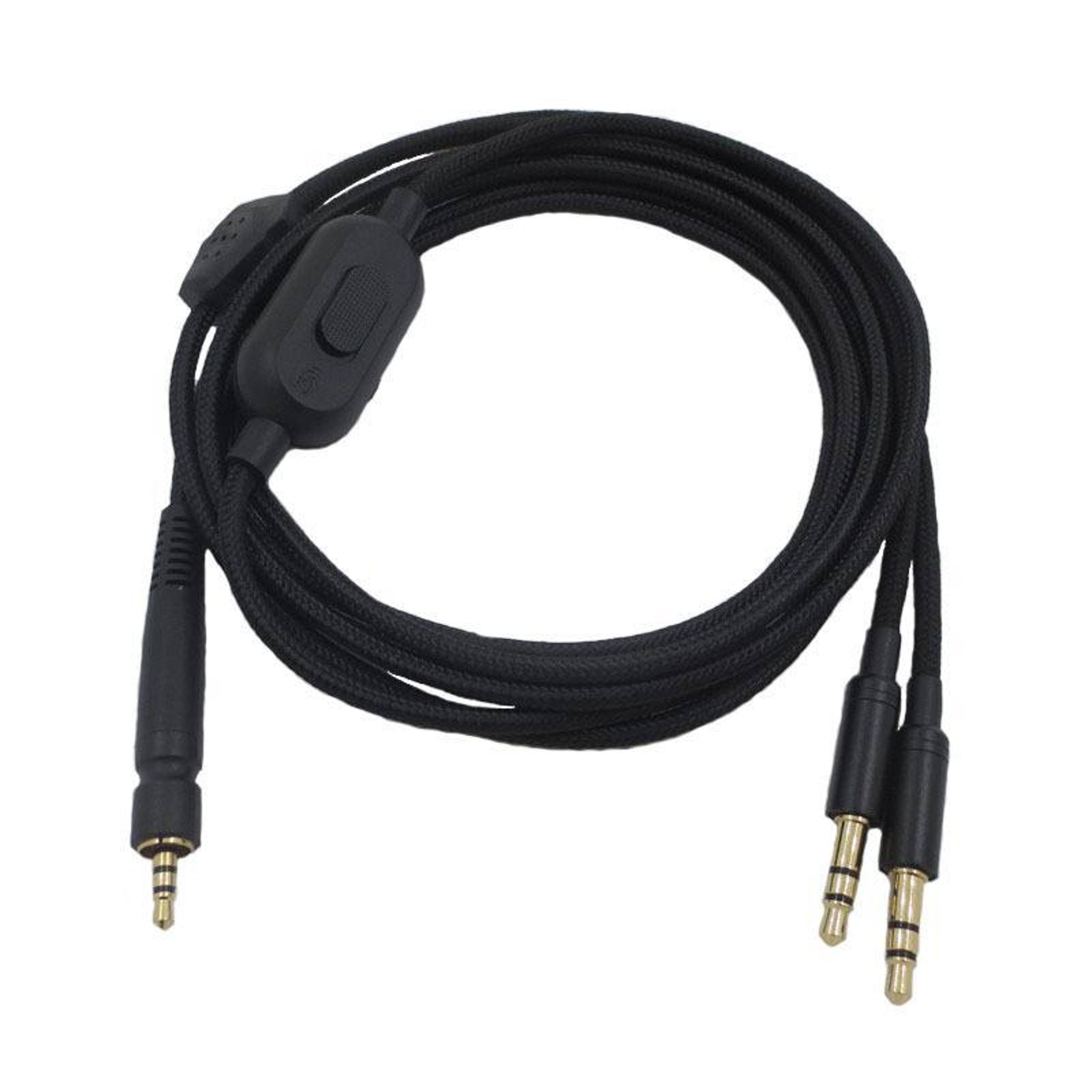 Braided 35mm Gaming Headset Cable With Volume Control For Sennheiser GAME ONE GSP500  GSP600 10