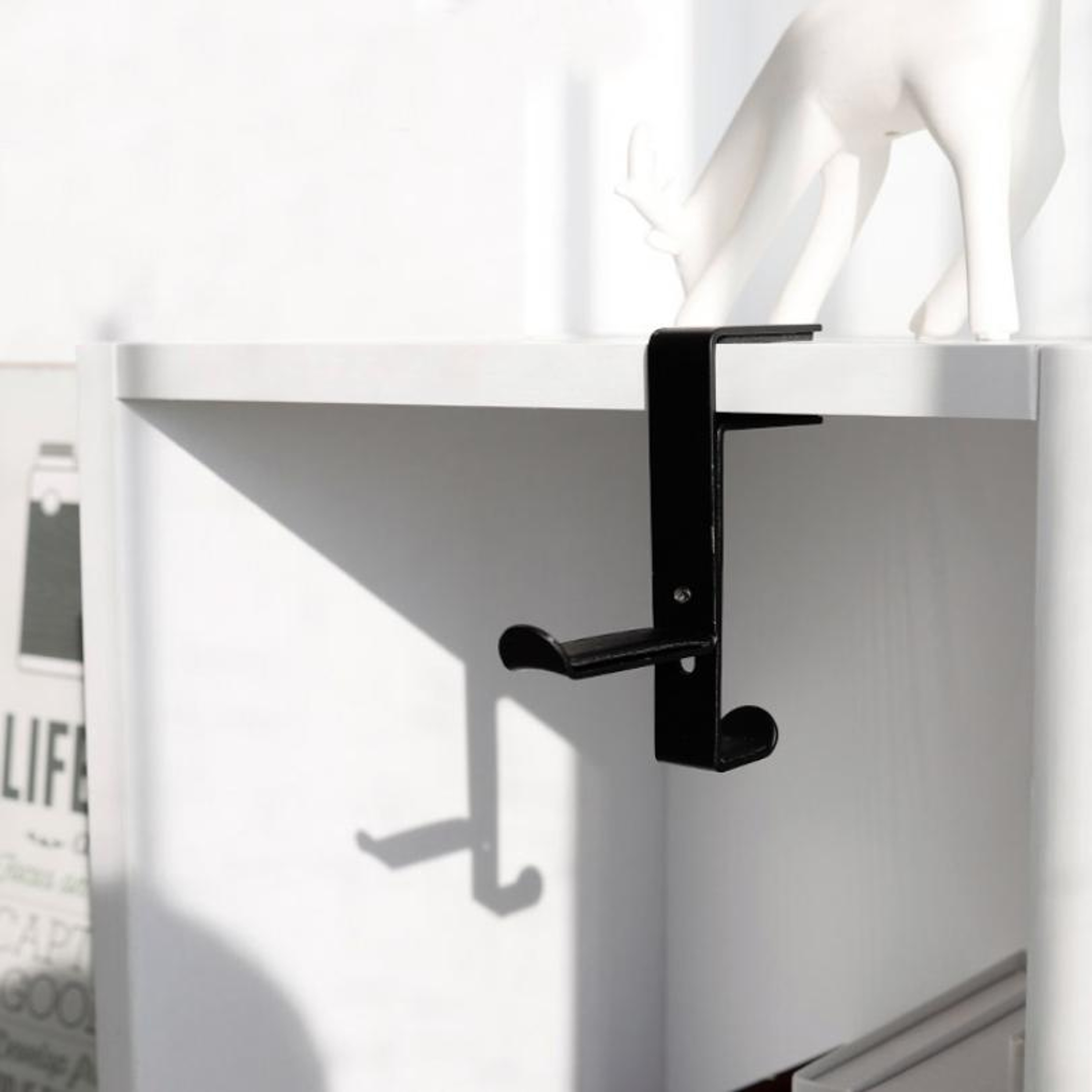 Clamp On Headphone Holder  Desk Storage Hook For Gaming Headsets And Office Setups 6