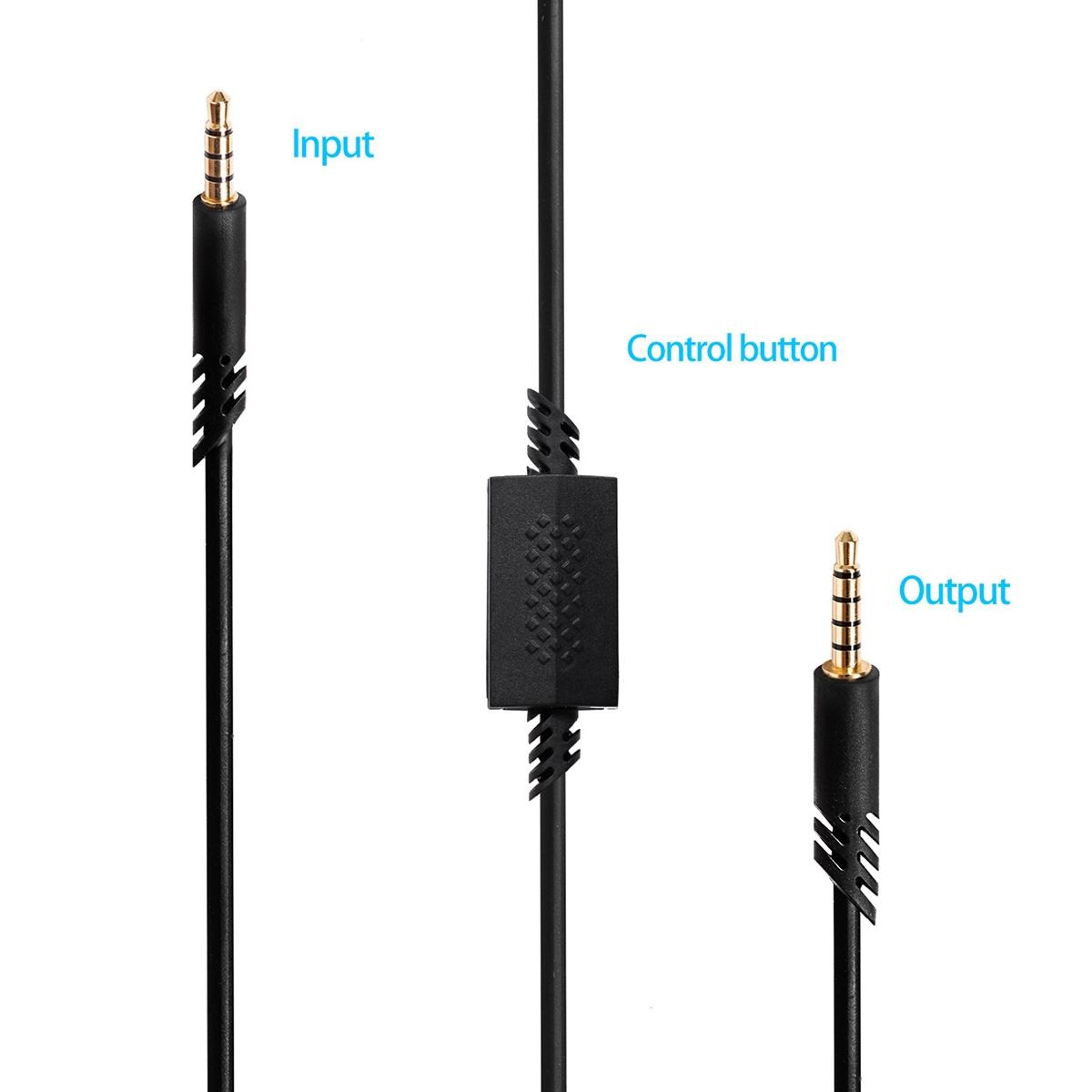 ASTRO A10 A40 Gaming Headset Cable with Inline Mute for PS4 & PC 2M Audio Replacement Cord – view 3