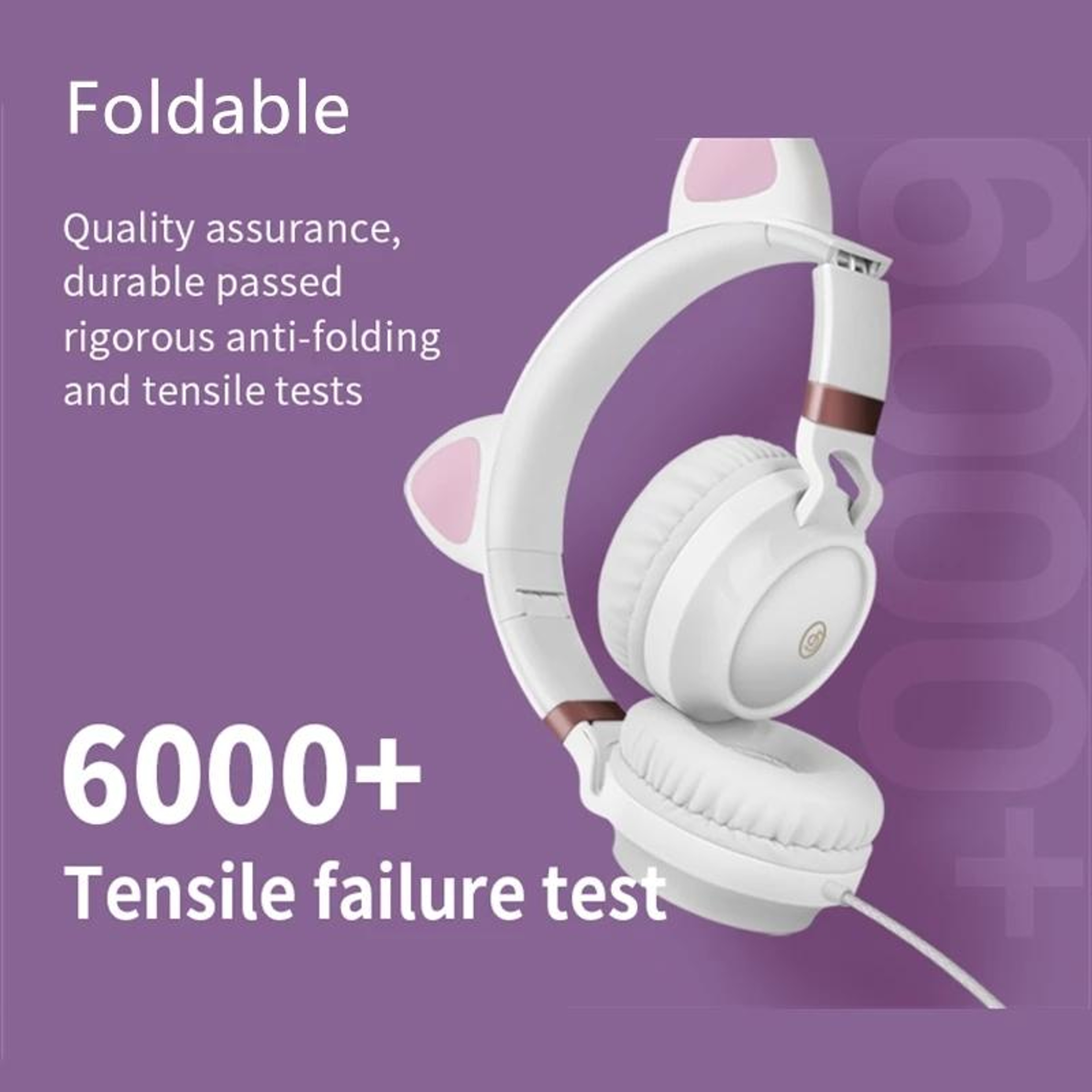 P28 Cute Cat Ear Gaming Headphones With Microphone And Stereo Sound 5
