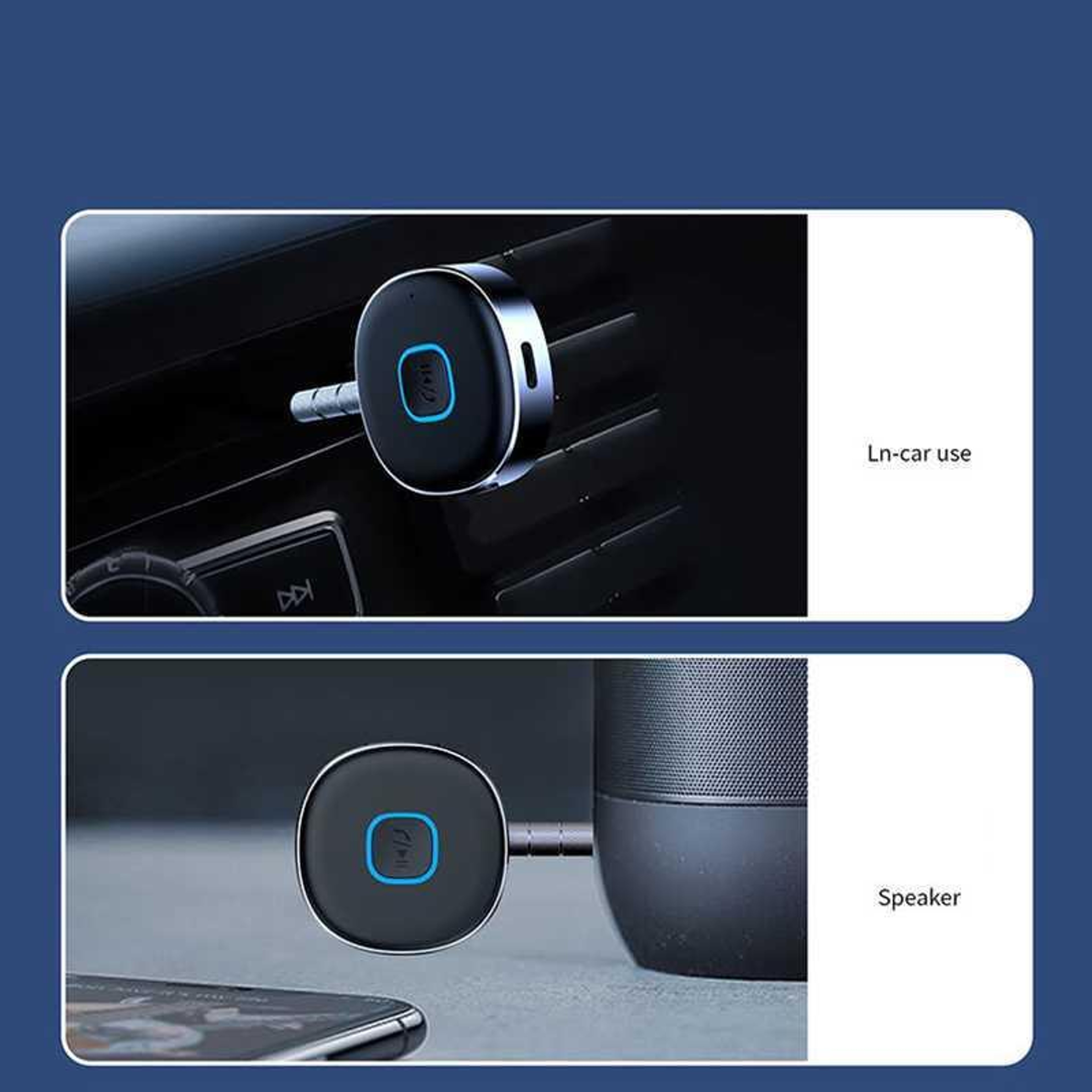 J33 Bluetooth 50 AUX Audio Receiver For Car Stereo  Wired Headphones 3