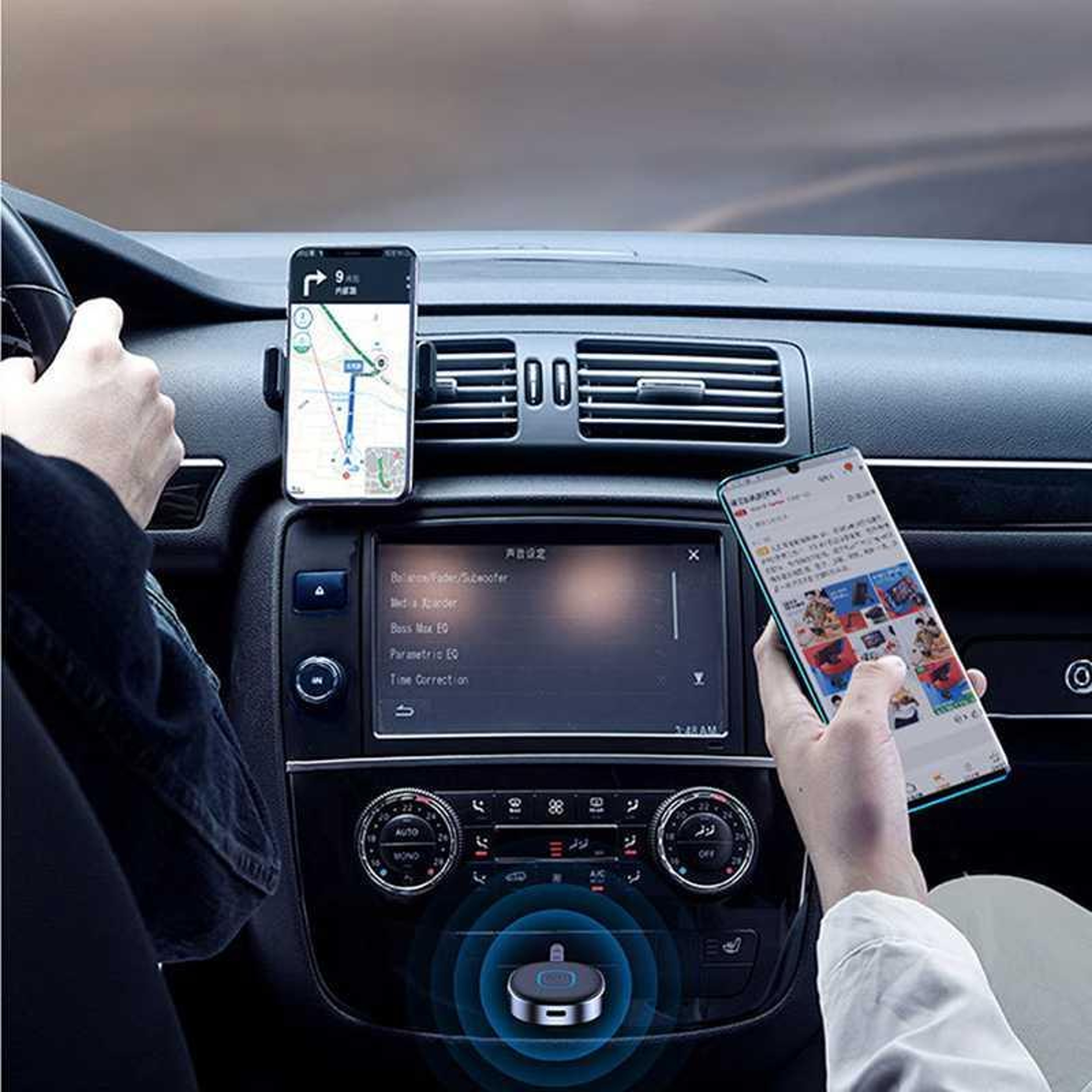 J33 Bluetooth 50 AUX Audio Receiver For Car Stereo  Wired Headphones 6