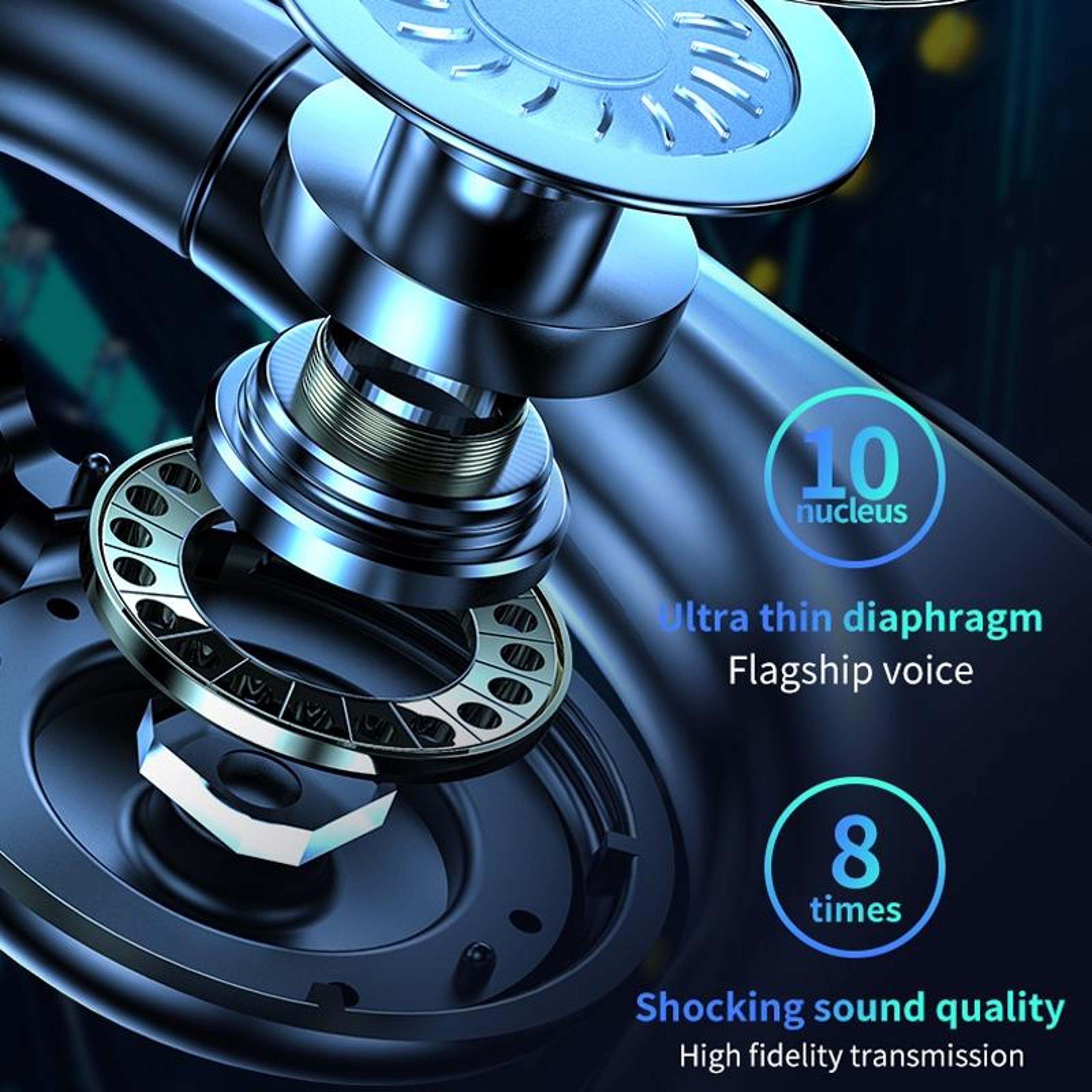 M99 Bluetooth Business Headset With AI Noise Reduction  Adjustable Earhook 1