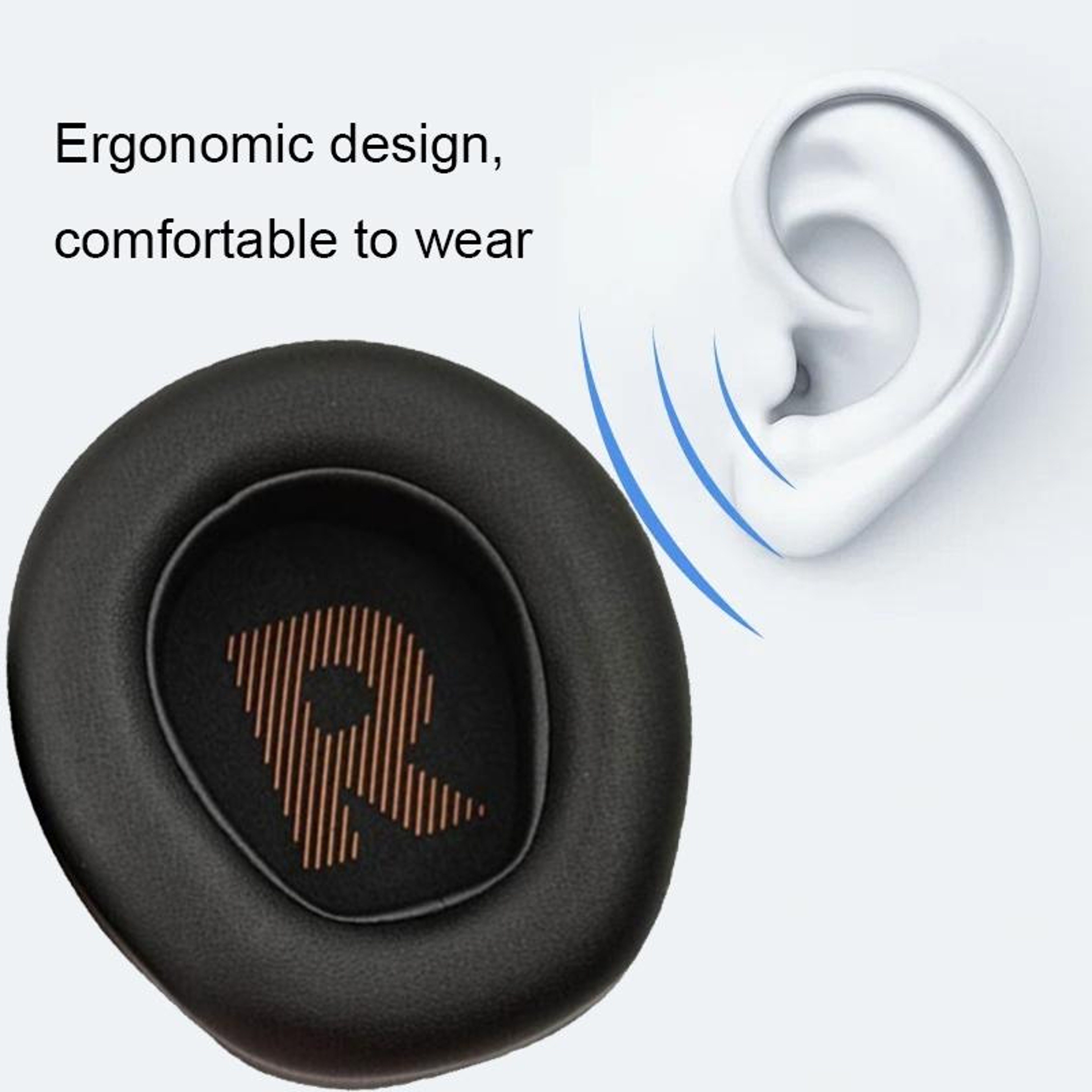 JBL Quantum 400 Replacement Ear Pads Soft Leather Memory Foam Earmuffs 1