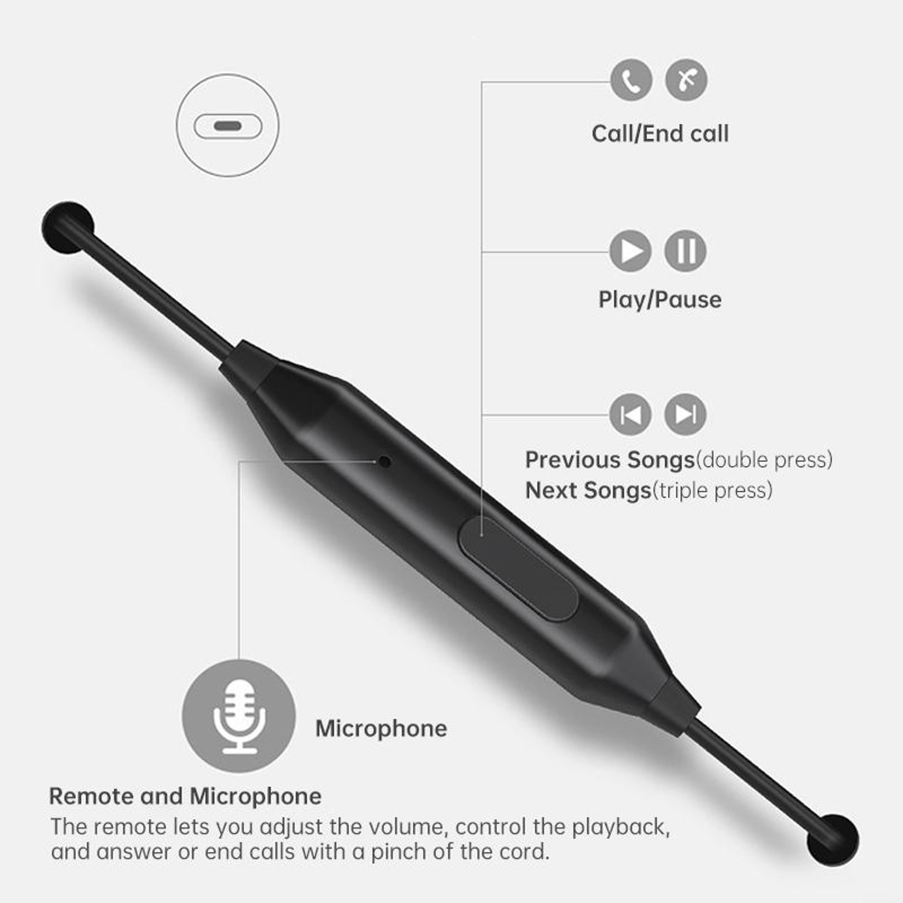 Lanzero Wired Sports Earbuds With Mic  Surround Sound For Running Gaming  Everyday Use 2