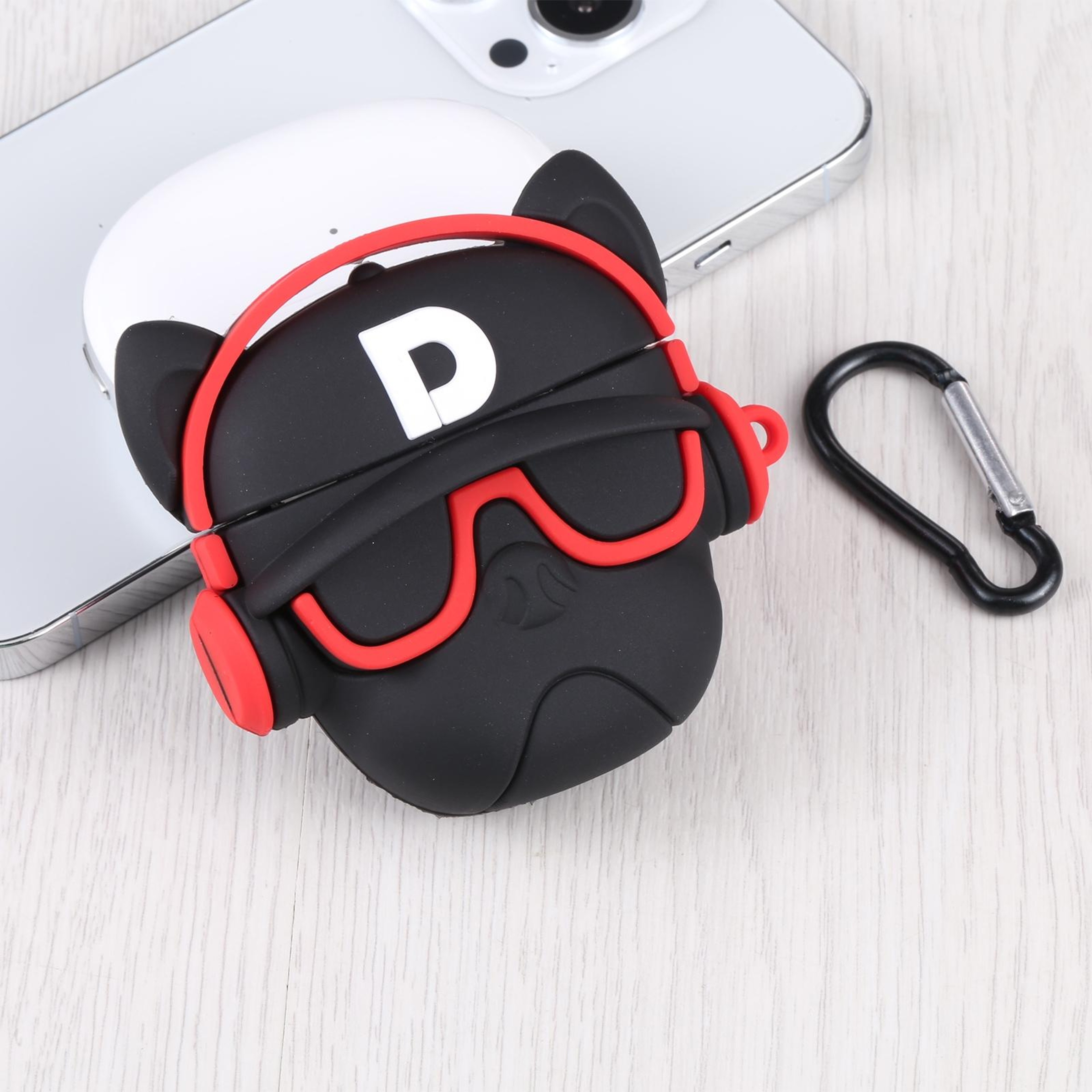Devil Silicone AirPods Case For Apple AirPods With Shockproof Protective Cover 0