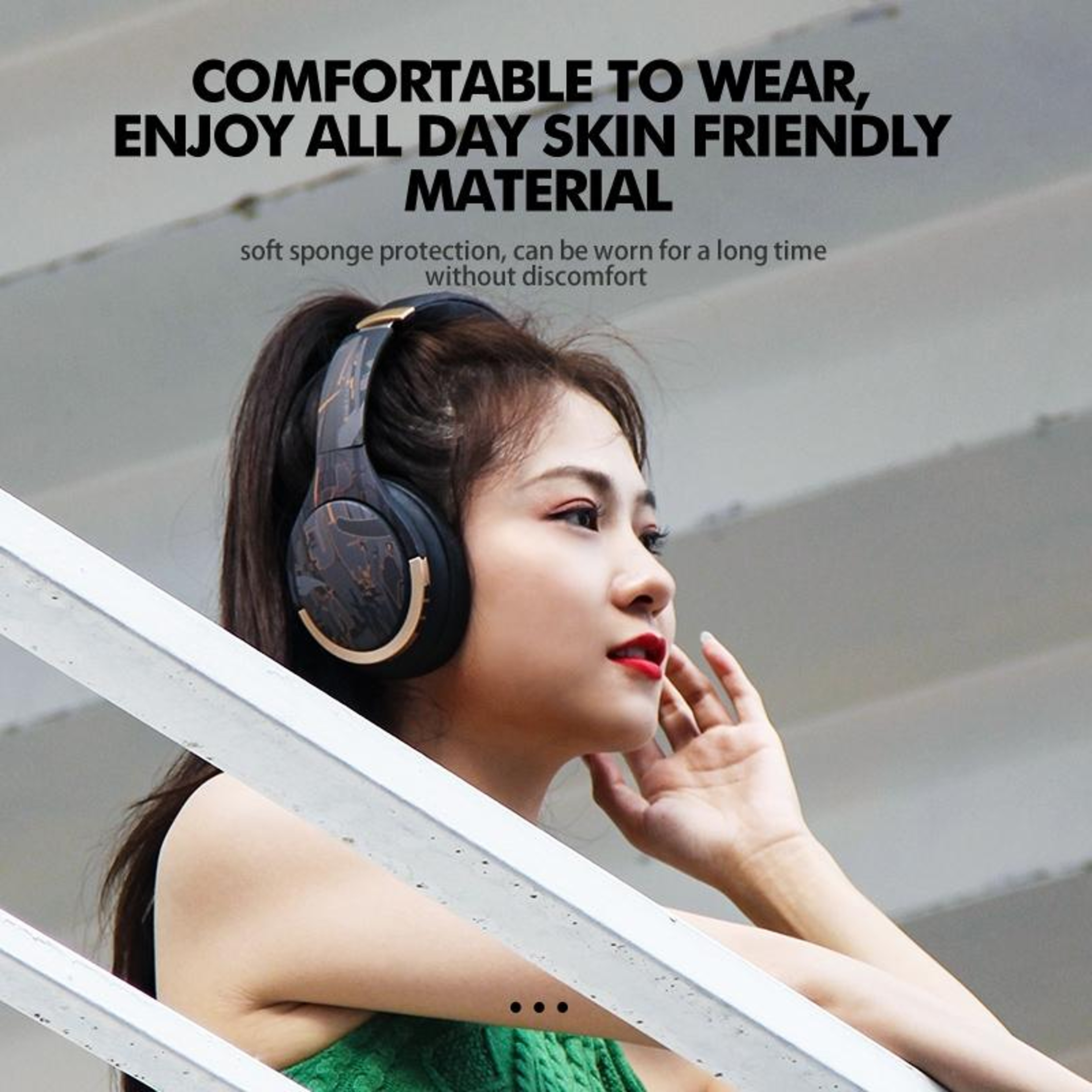 A6 ANC Bluetooth Gaming Headphones With Mic RGB Lights  Low Latency Audio 6
