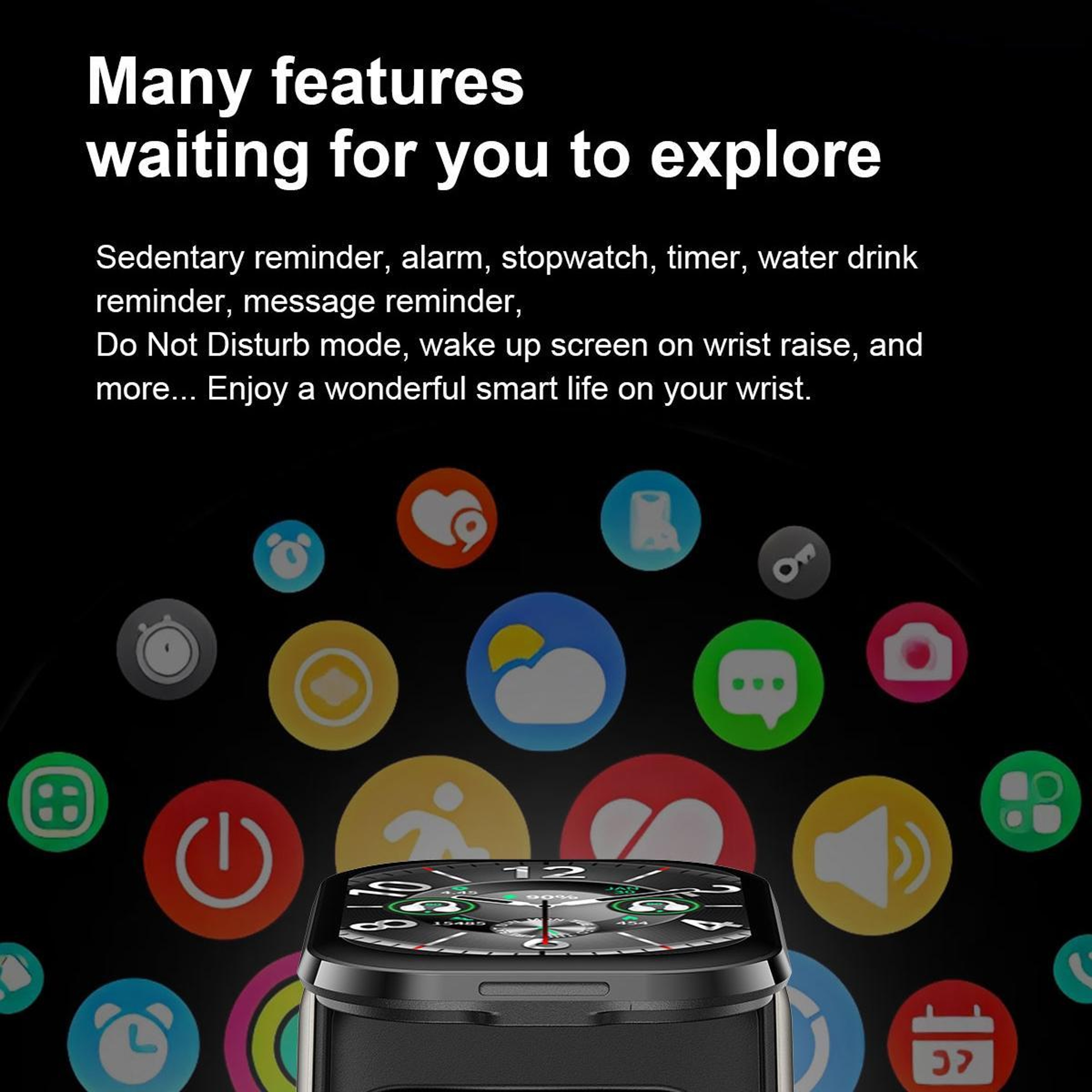 D12 Smartwatch Earbuds Combo With Bluetooth Calling  Health Tracking 9