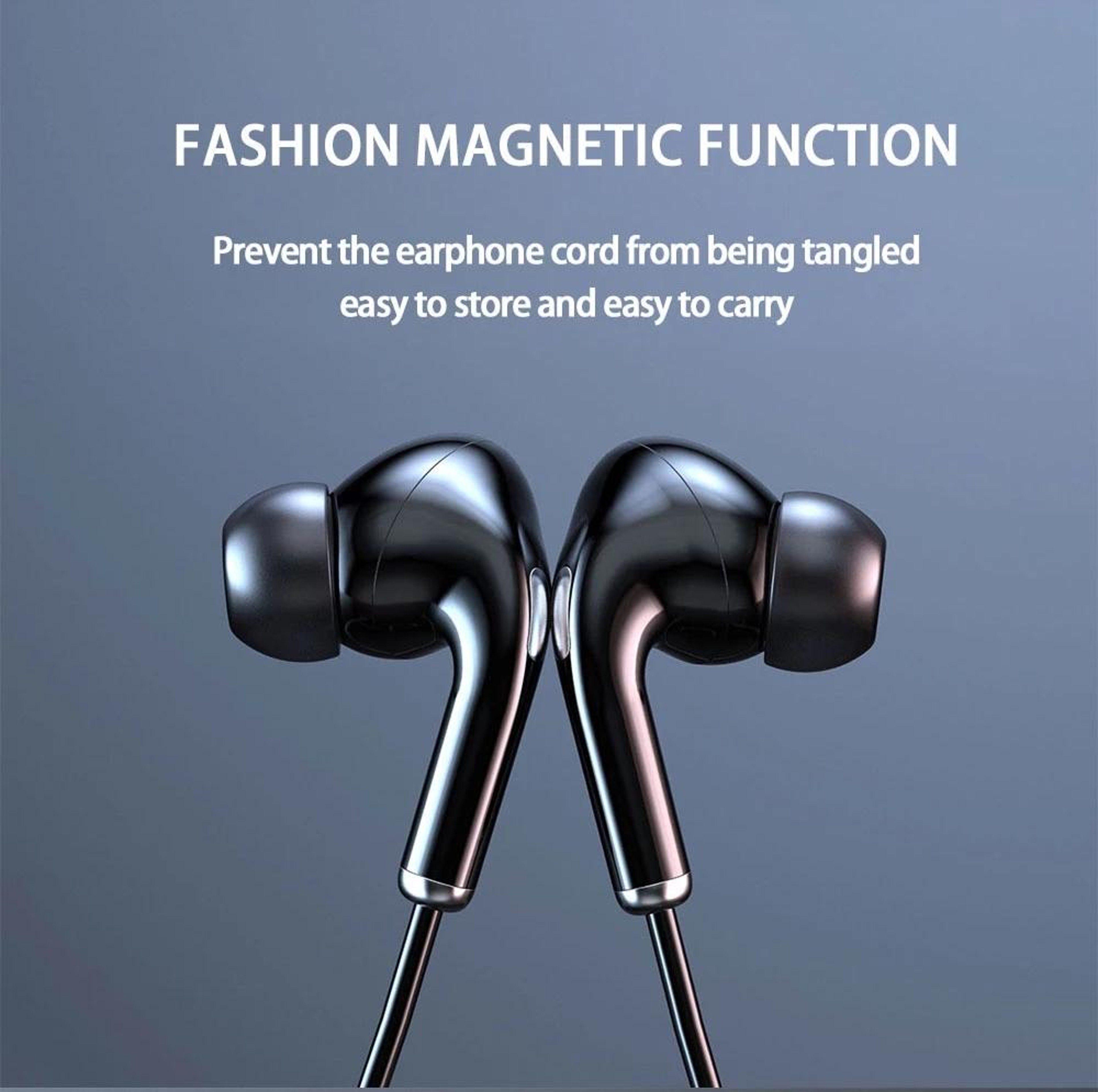 Magnetic Bluetooth Neckband Headphones With LED Display  TF Card Support 2
