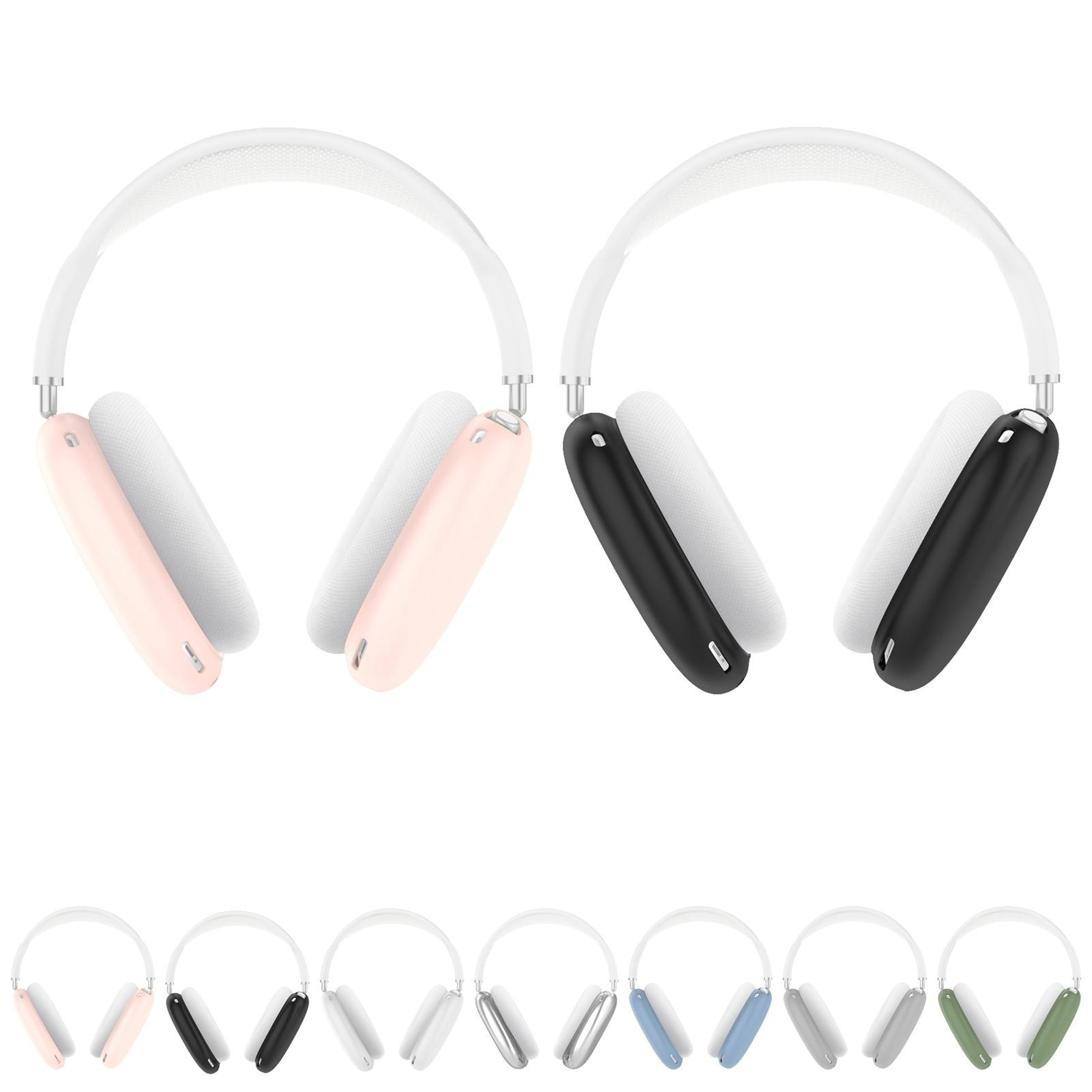 AirPods Max Silicone Protective Cover Set Anti Scratch Shockproof Ear Cup Case – view 8