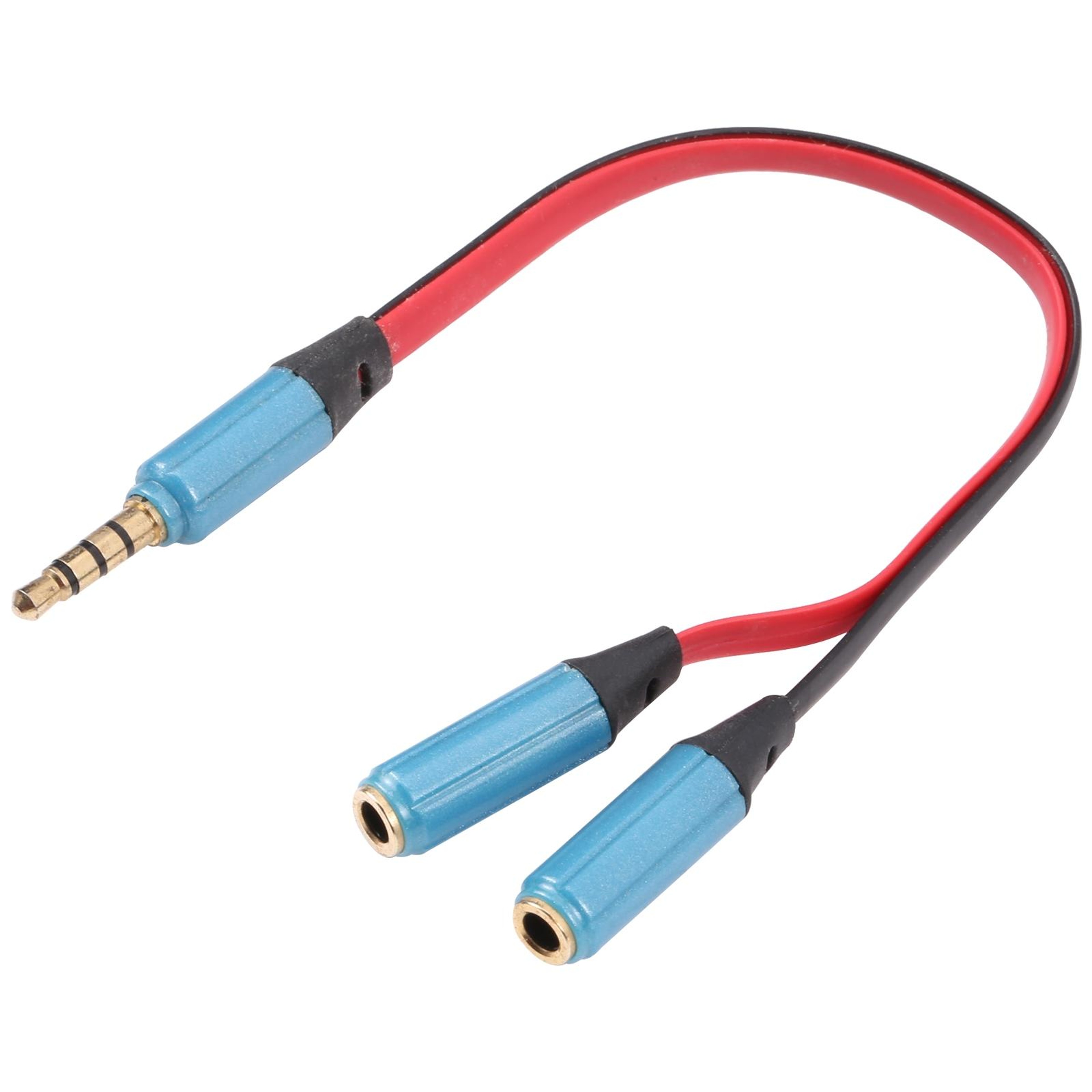 Dual Headphone Splitter Cable For Phones Tablets  Car Stereo Audio Sharing 7