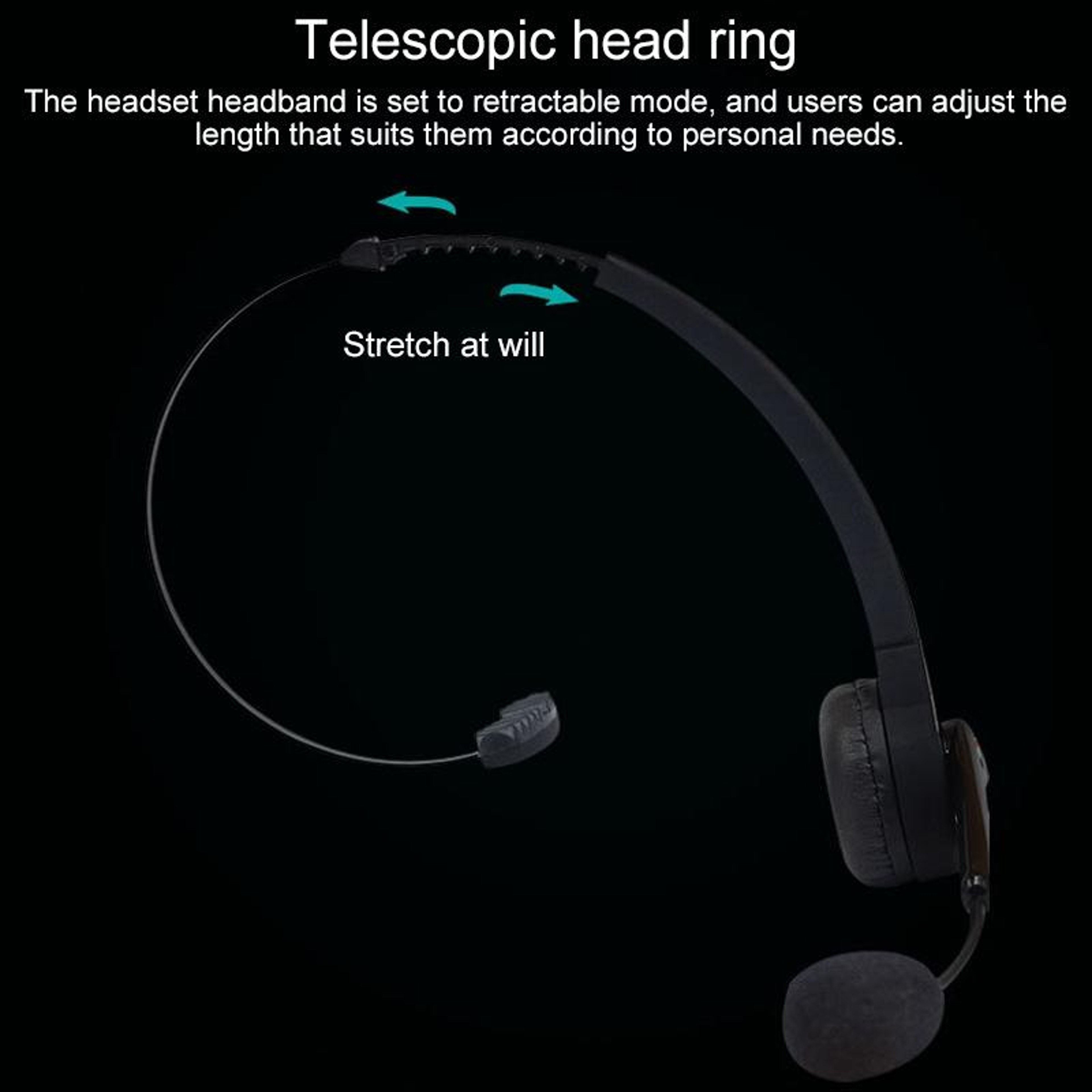 Bluetooth 50 Wireless Gaming Headset With Noise Cancelling Mic For PS3  Online Calls 6