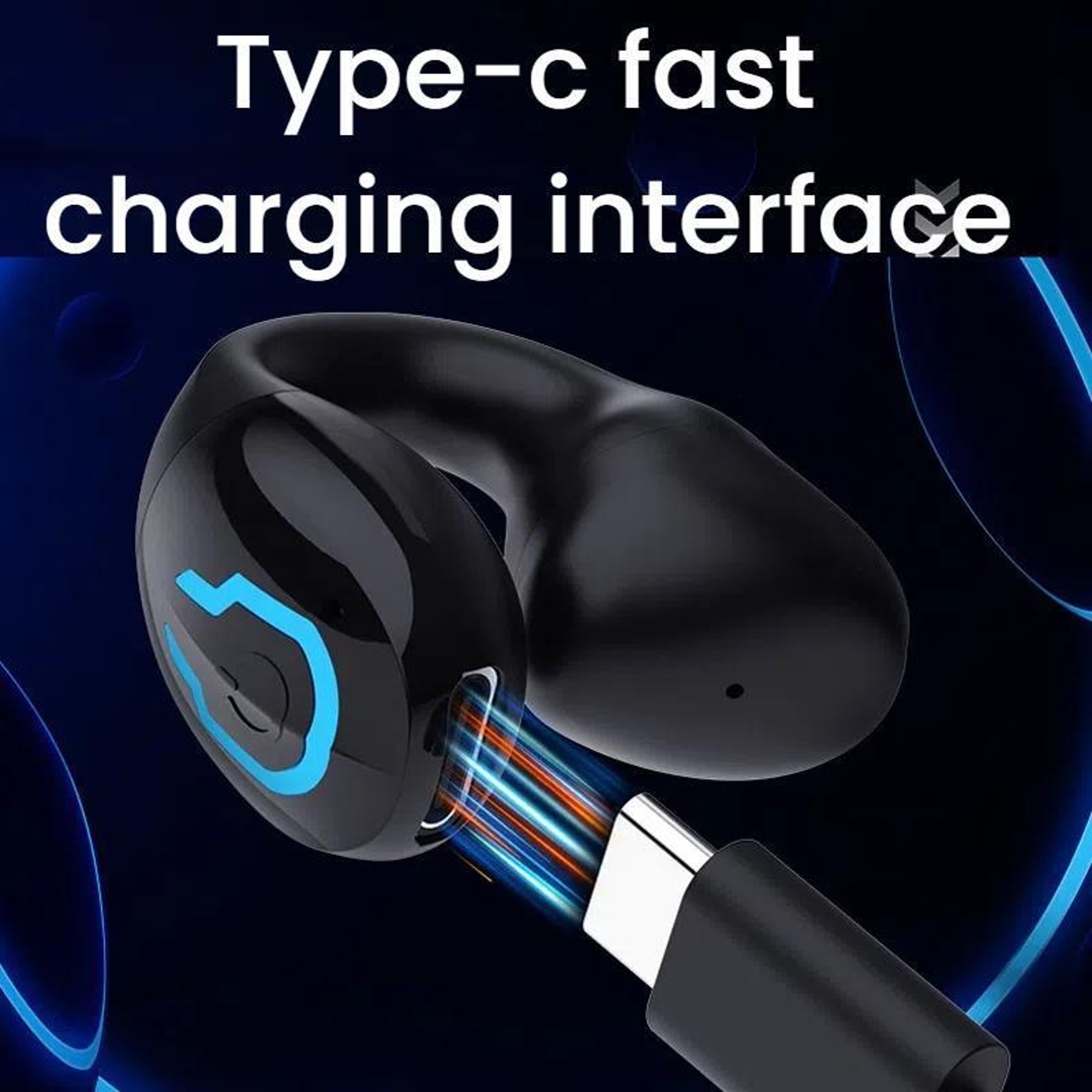 Bluetooth 54 Sports Earbuds Clip On Single Ear Headset With IPX5 Waterproof  8H Playtime 10