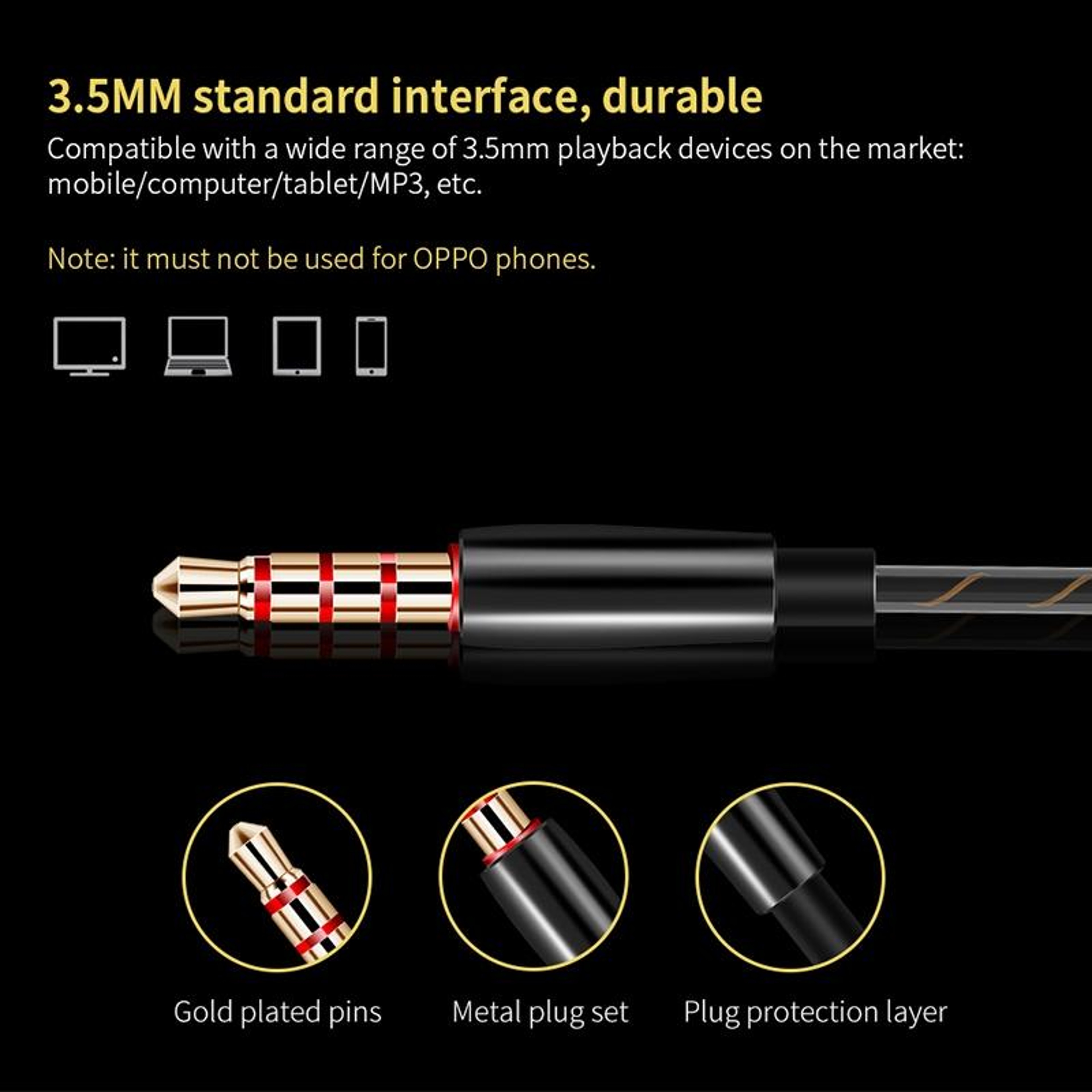 QKZ CK8 HiFi Earbuds With Quad Drivers  HD Mic For Sports And Everyday Music 7