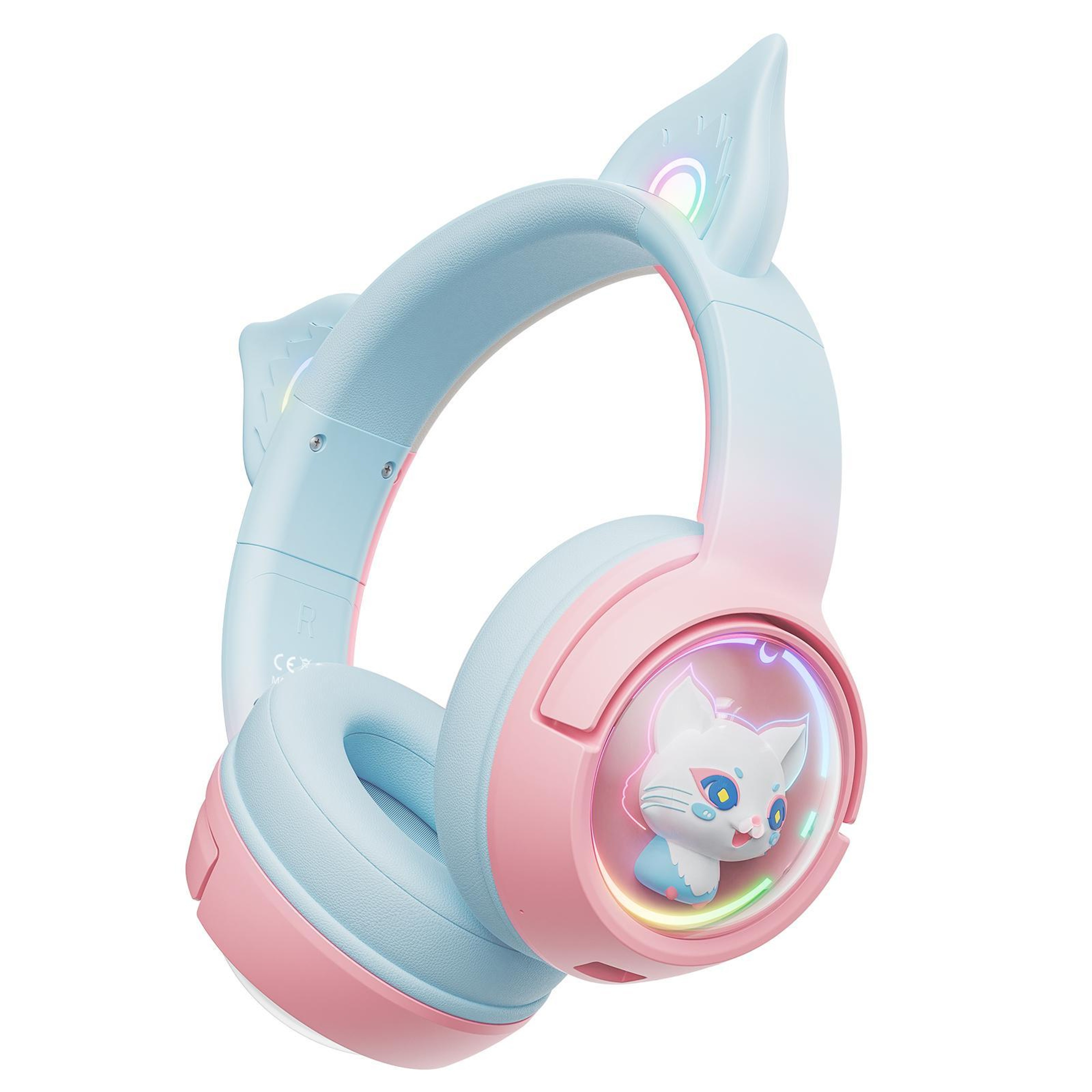 ONIKUMA Fox RGB Wireless Gaming Headset With Bluetooth 53 And Low Latency Audio 7