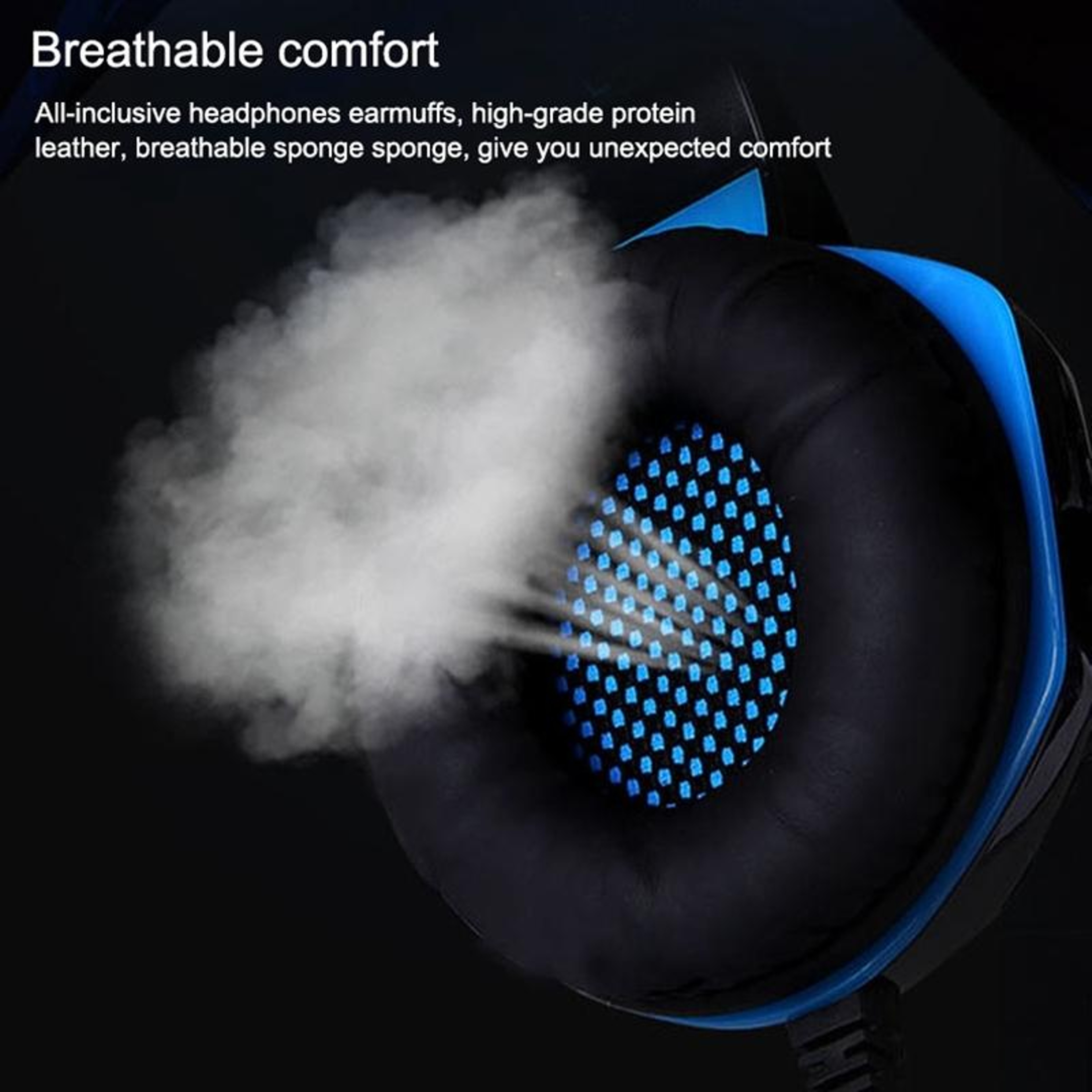 KOTION EACH G2000 Gaming Headset With Noise Isolation LED Lights  Stereo Bass Sound 4
