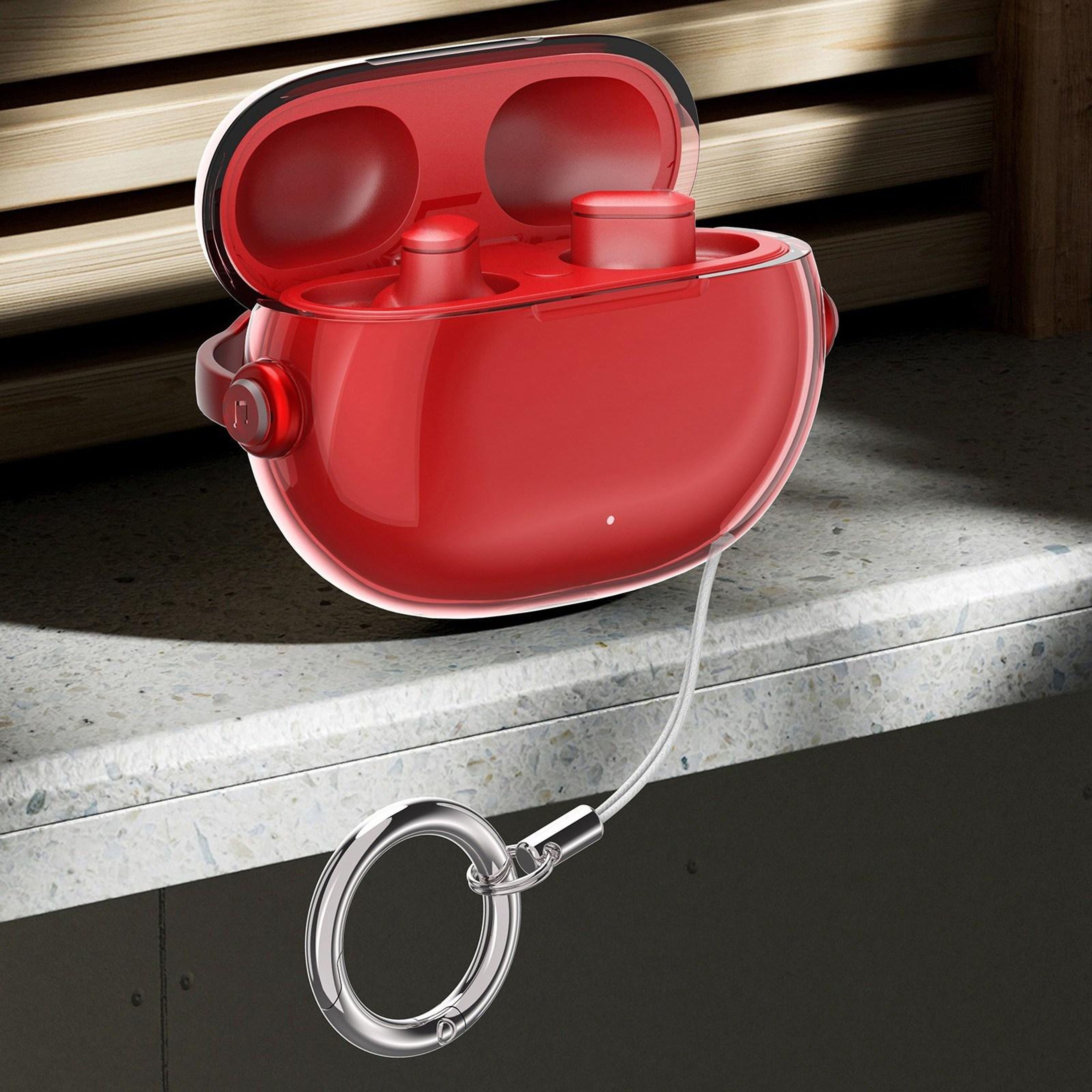 Clear Electroplated Acrylic Case For Apple Beats Studio Buds  Buds With Keyring 1