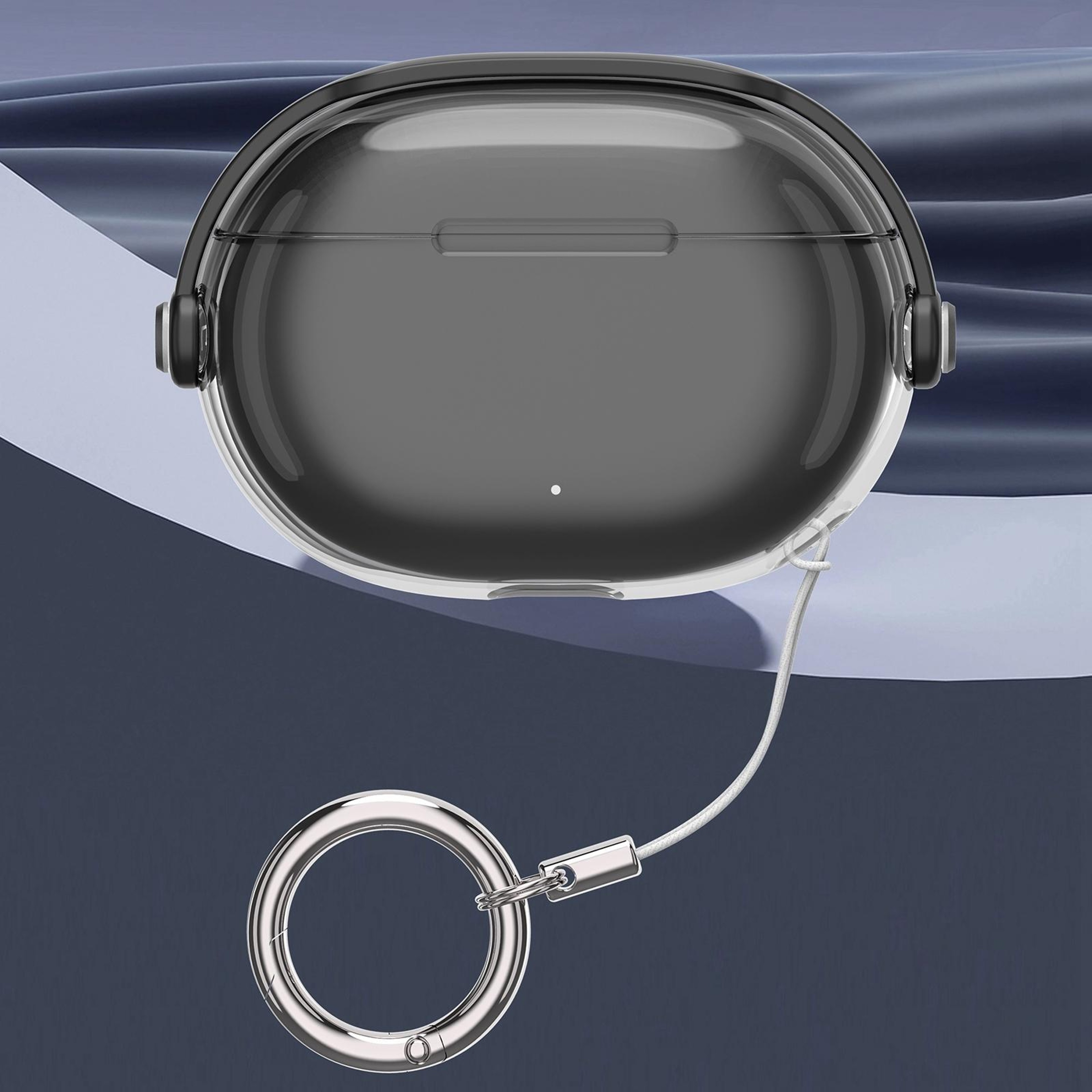 Clear Electroplated Acrylic Case For Apple Beats Studio Buds  Buds With Keyring 8