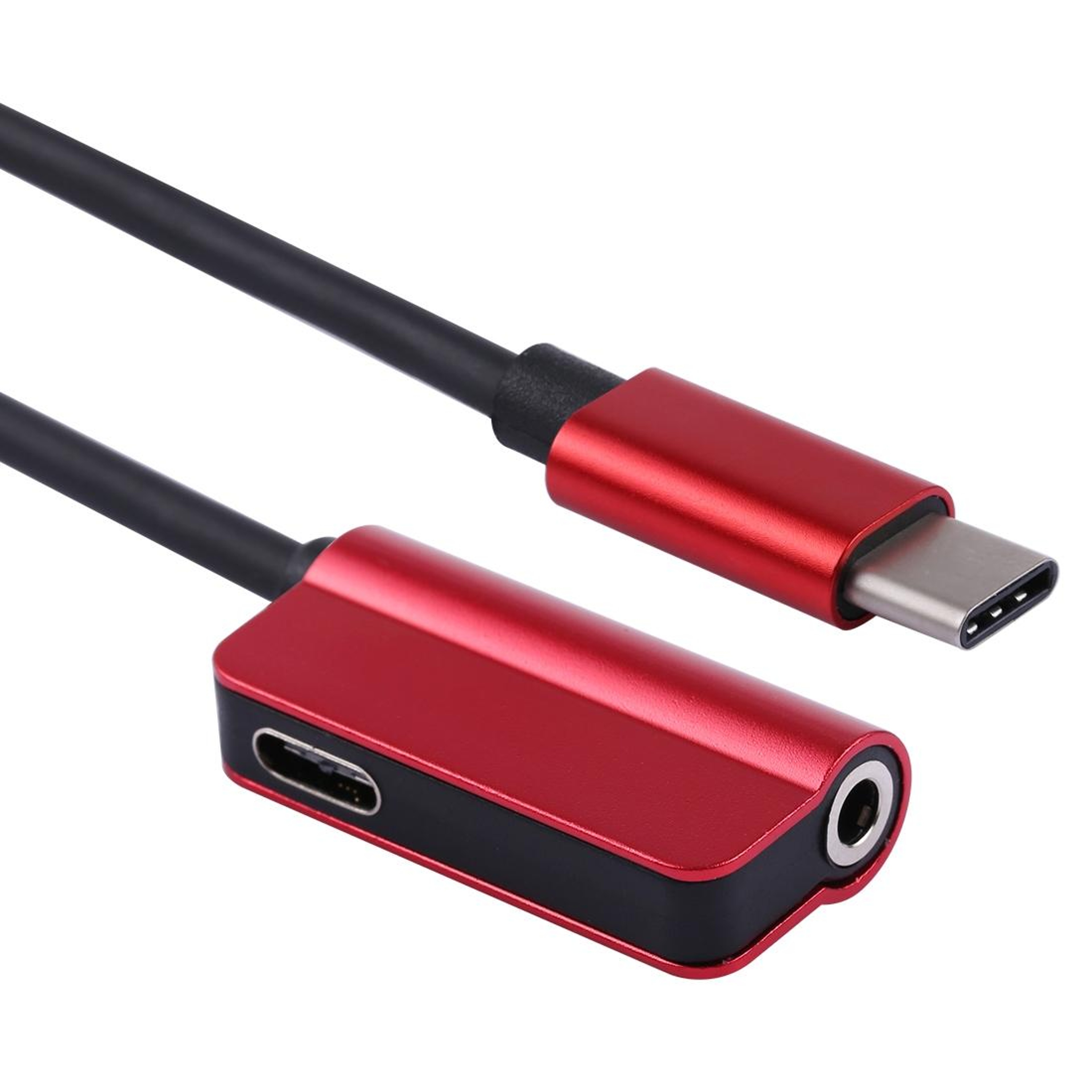 2 In 1 USB C Headphone Adapter  Fast Charging Audio Splitter With 35mm Jack 1
