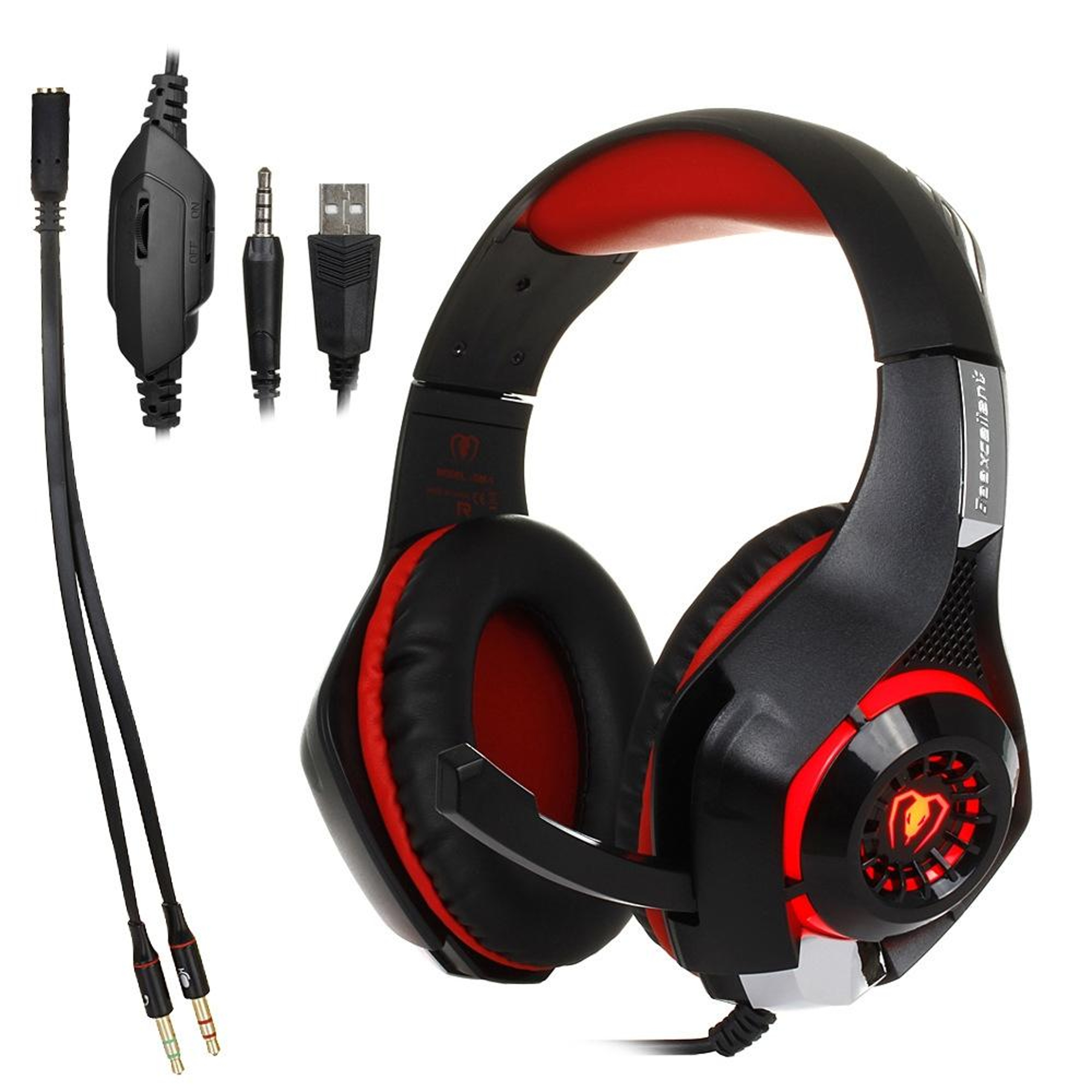 Beexcellent GM 1 Wired Gaming Headset With Mic  LED Stereo Bass Headphones 8