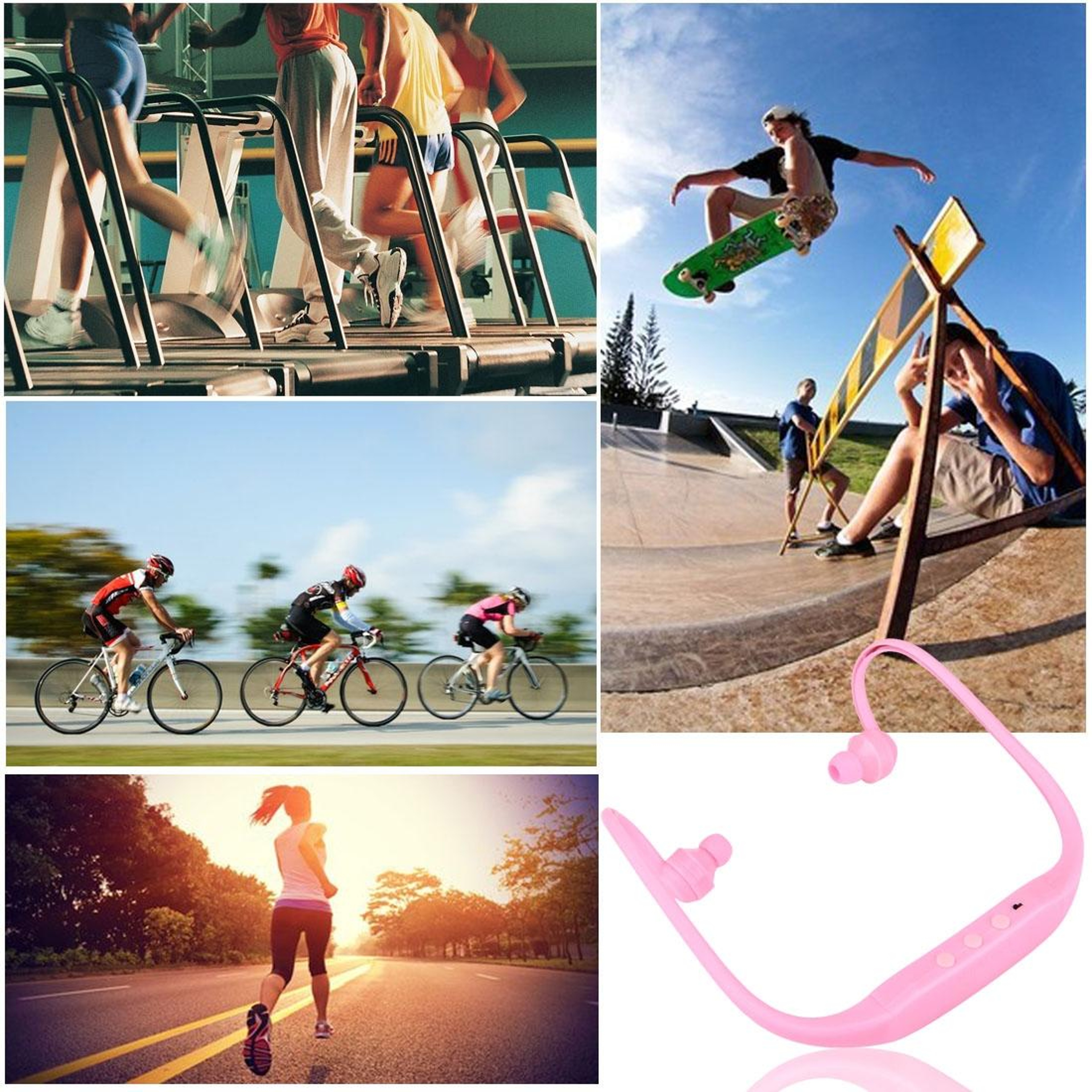 AquaBeat Wireless Sports Earbuds With SD Card Slot And Waterproof Stereo Sound 8