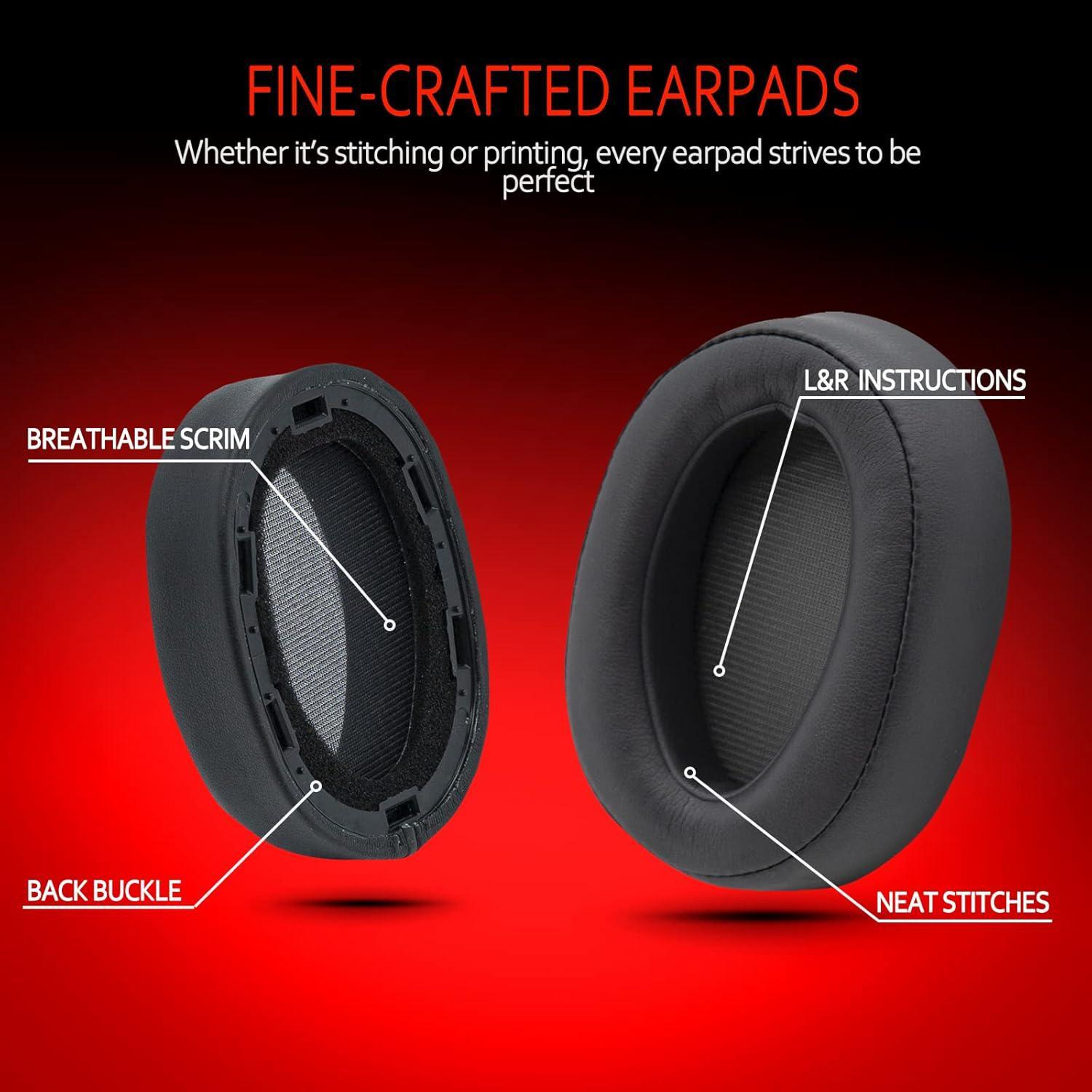 XDcase Replacement Ear Pads For Sony WH H900N  MDR 100ABN With Memory Foam And Protein Leather 4