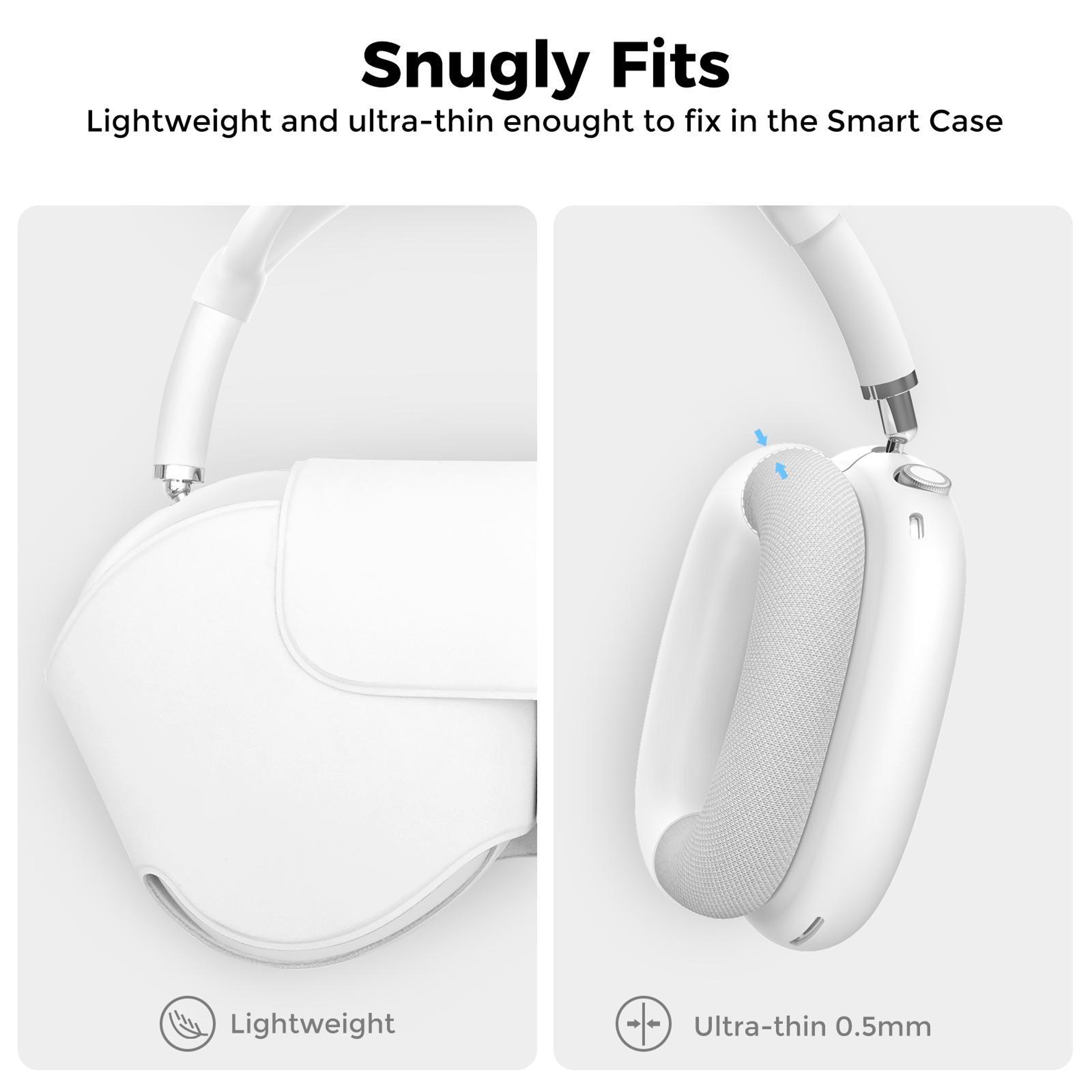 AhaStyle Silicone Protection Kit For AirPods Max 2  Max With Headband And Ear Cup Covers 6