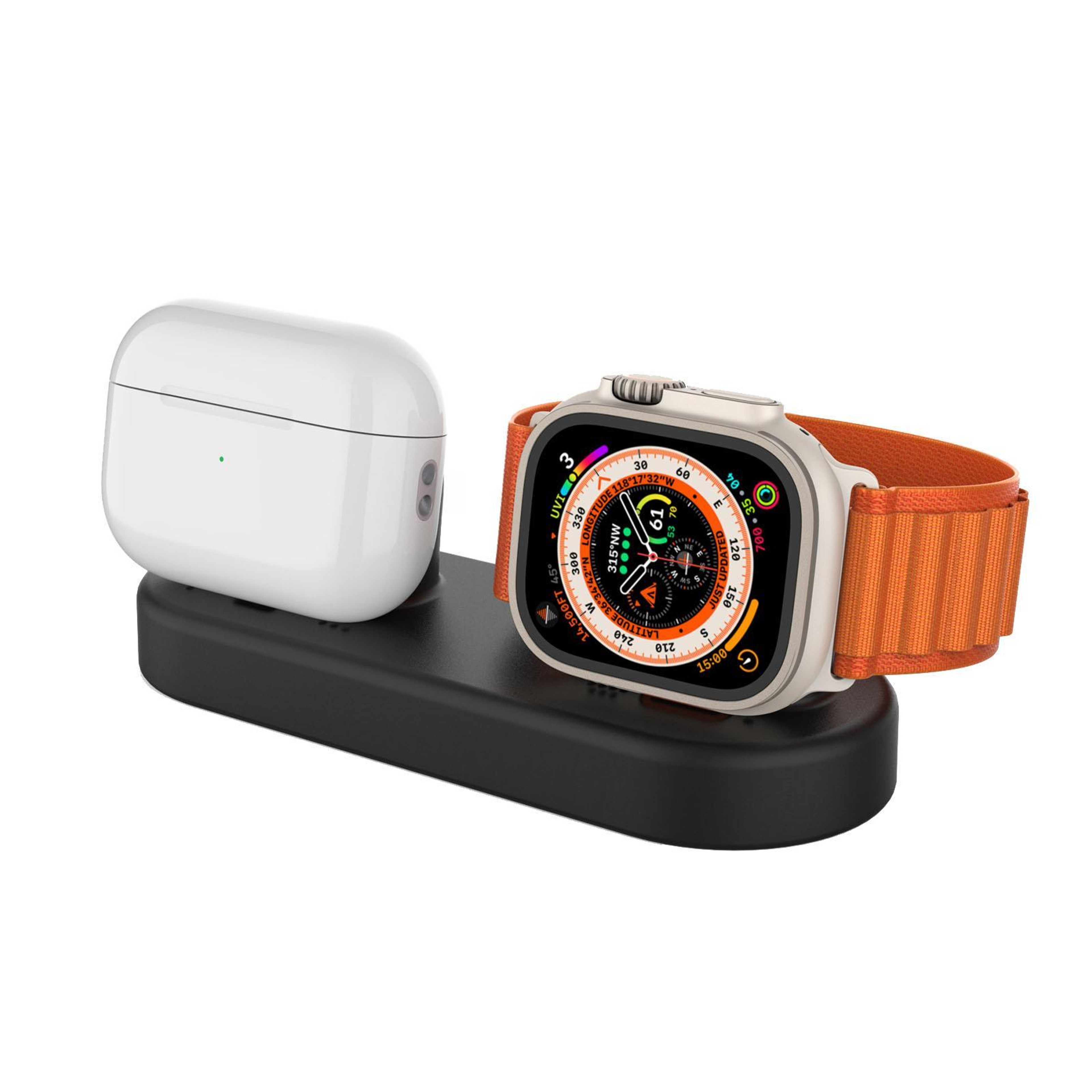 AhaStyle 2 In 1 Apple Watch  Earbuds Charging Dock Stand 0
