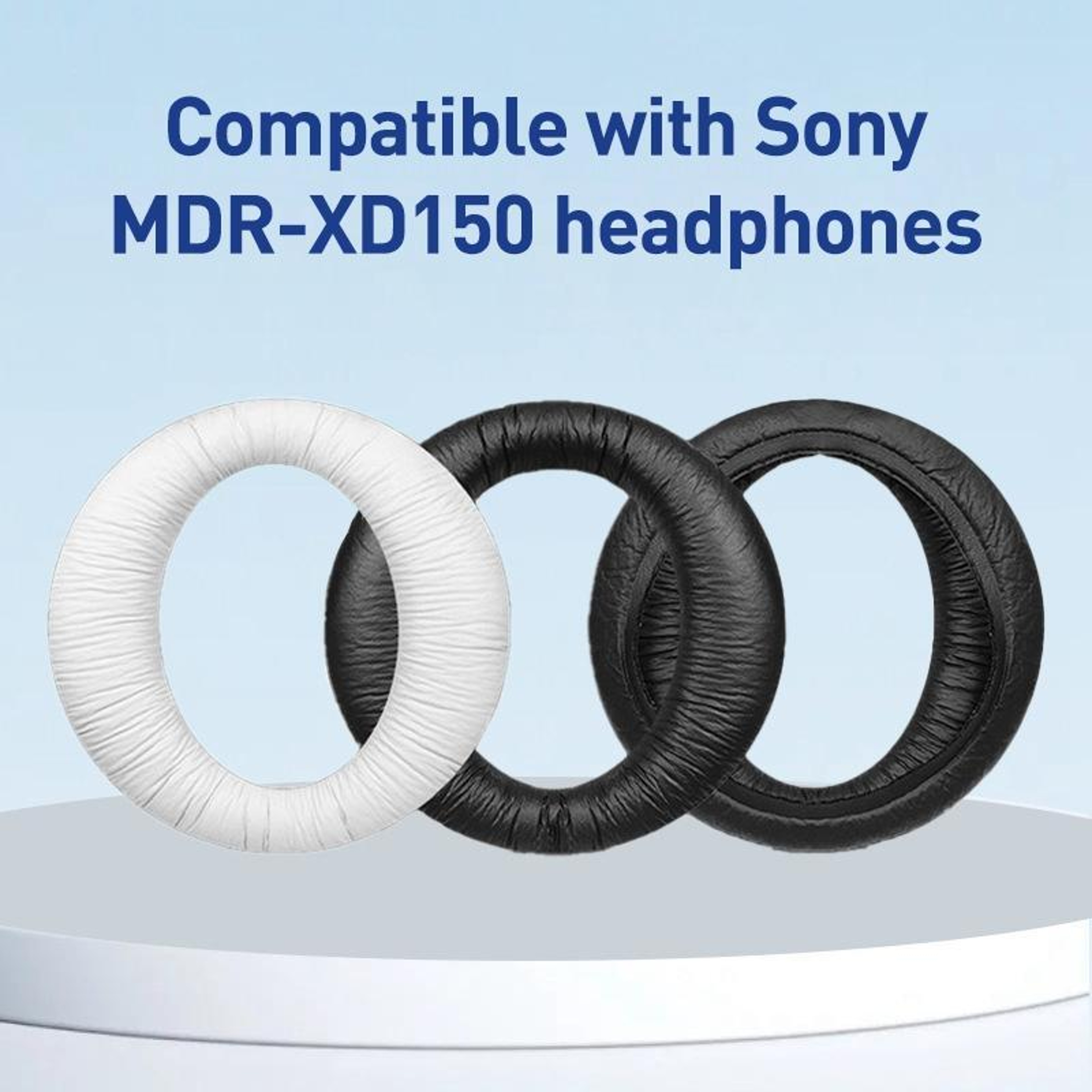 Sony MDR XD150 Replacement Ear Pads Soft Frog Skin Noise Isolating Headphone Cushions 1