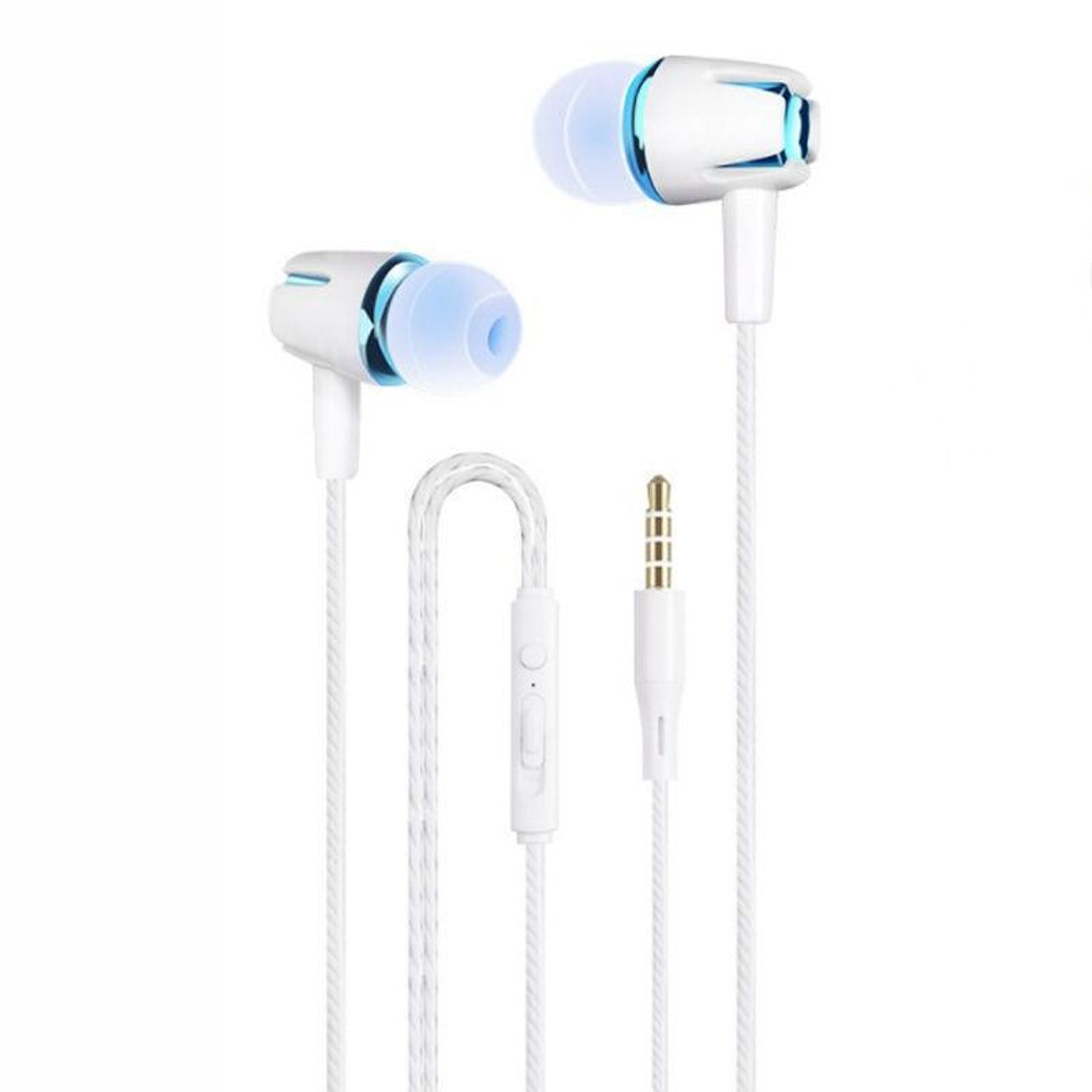 Metal Bass Wired Earbuds With Mic And Volume Control For Smartphones 7