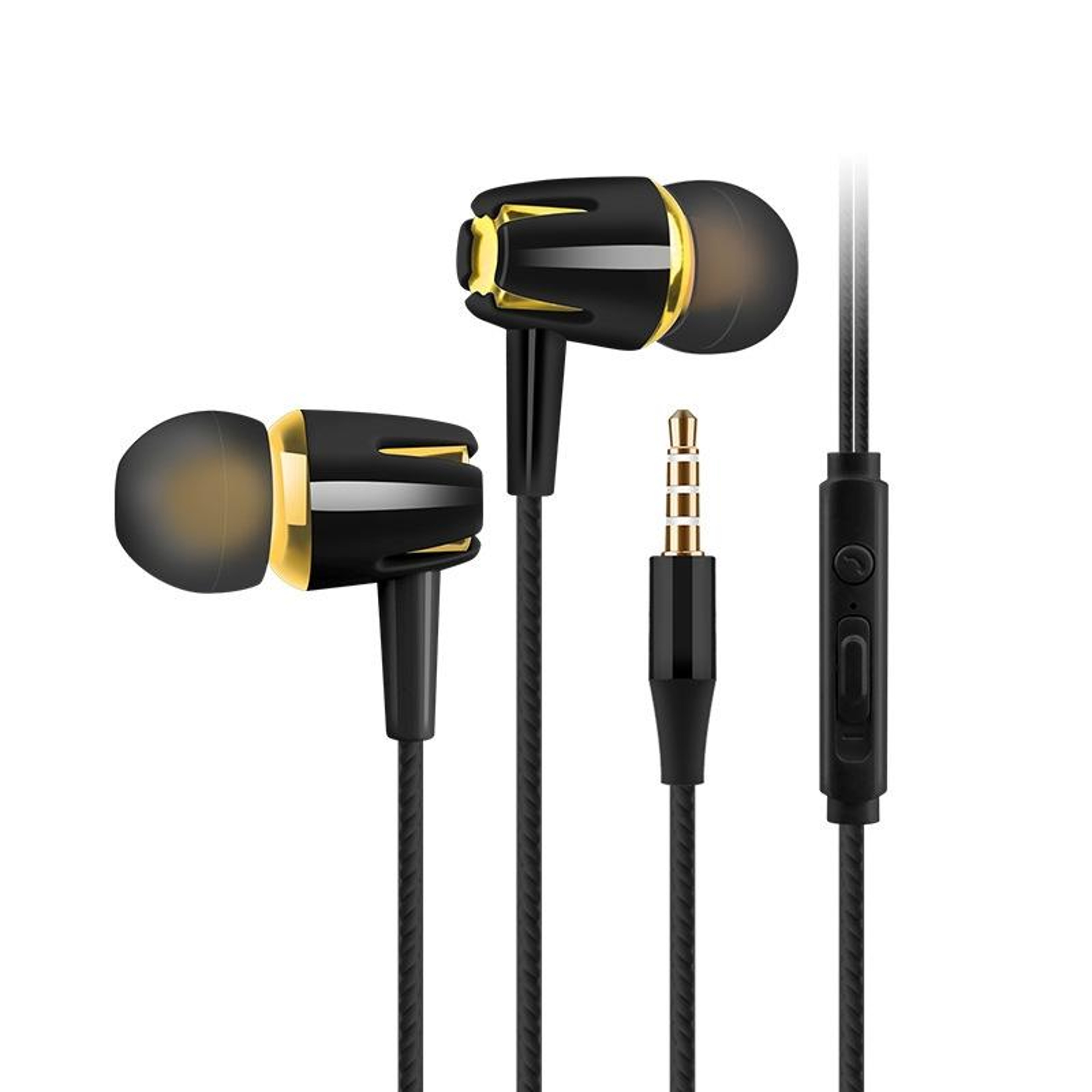 Metal Bass Wired Earbuds With Mic And Volume Control For Smartphones 10