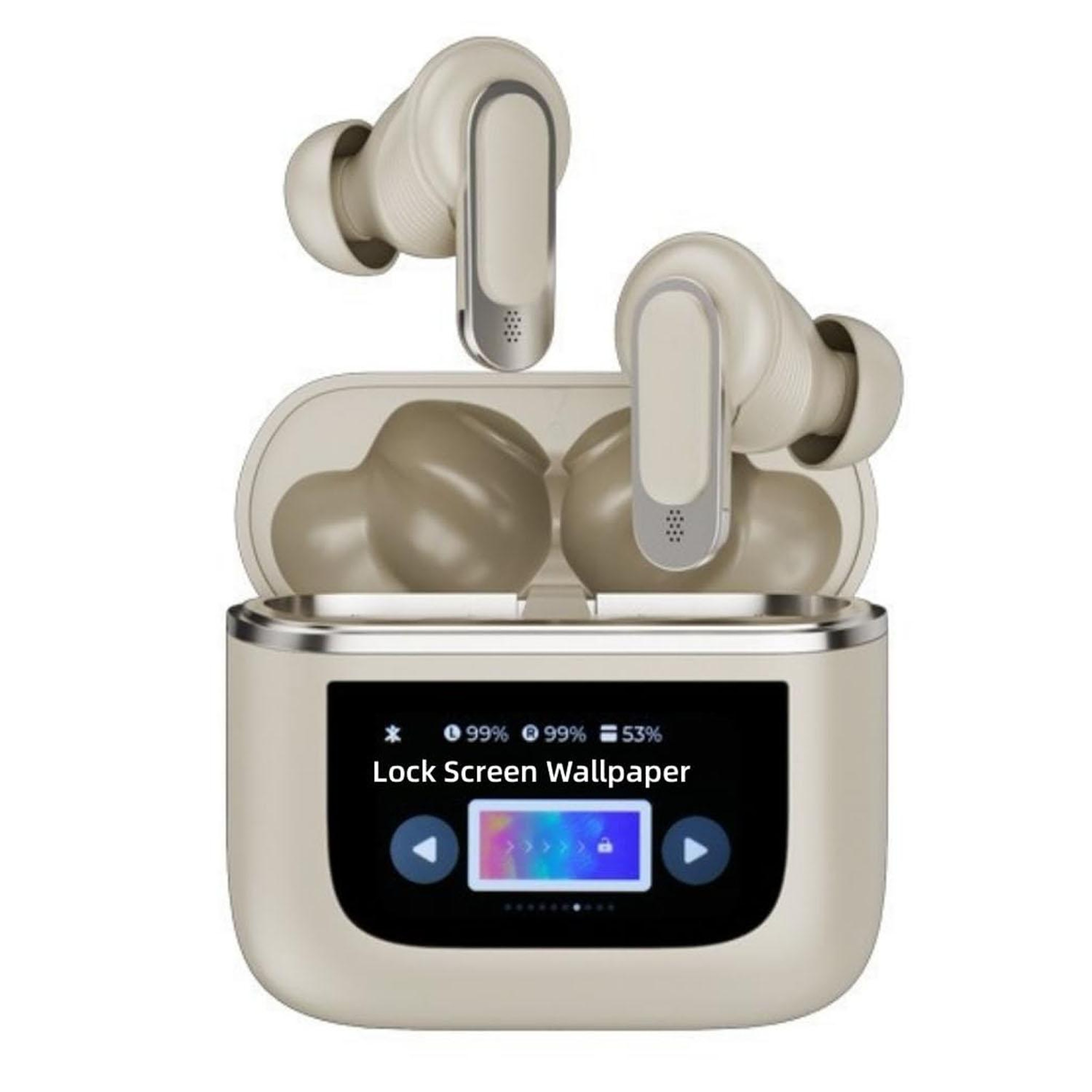 QuietSync V8 Bluetooth Earbuds With ANC Touch Screen  360 Surround Sound 10