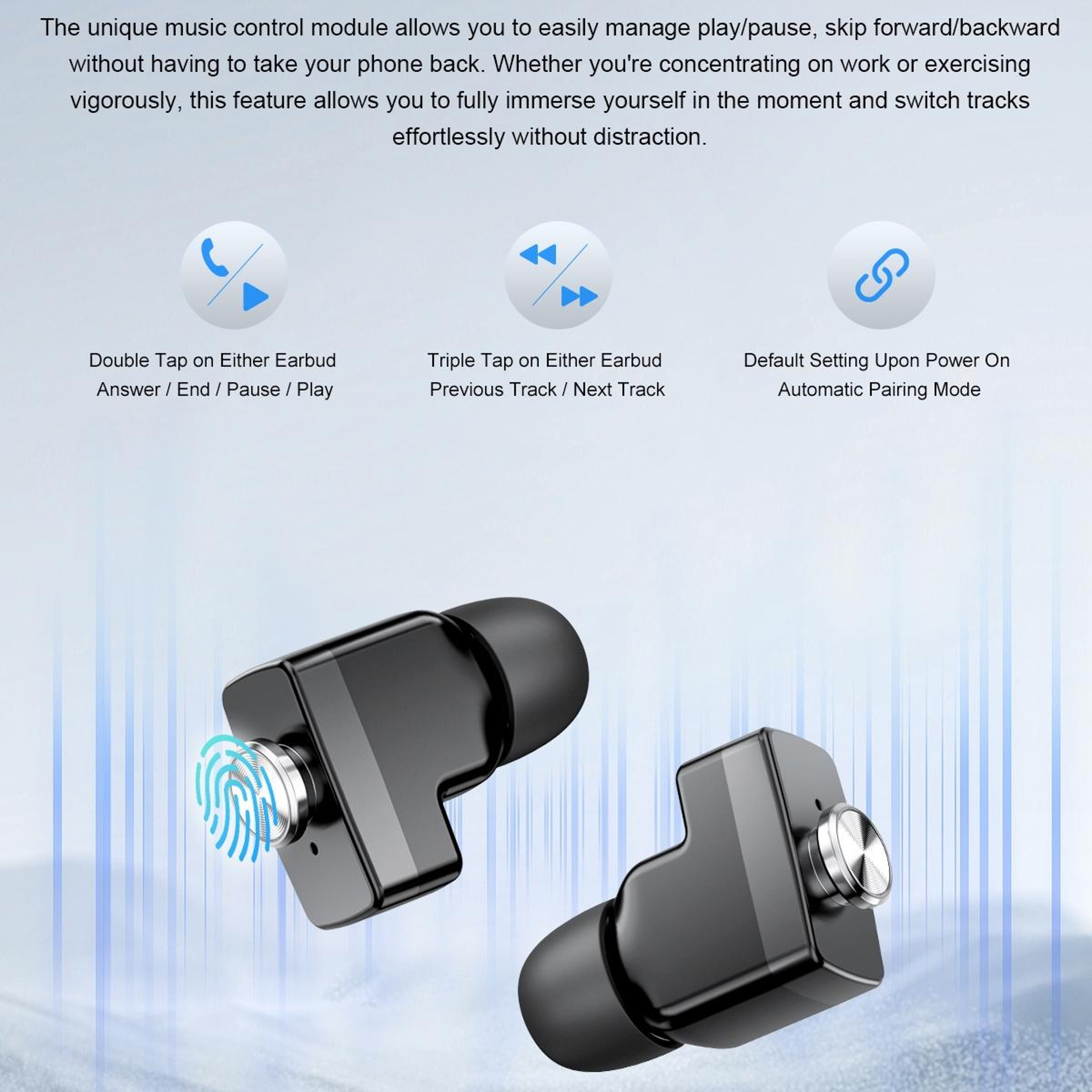 GT95 Smart Watch Earbuds With 153 IPS Display Bluetooth Calling  Health Tracking 5