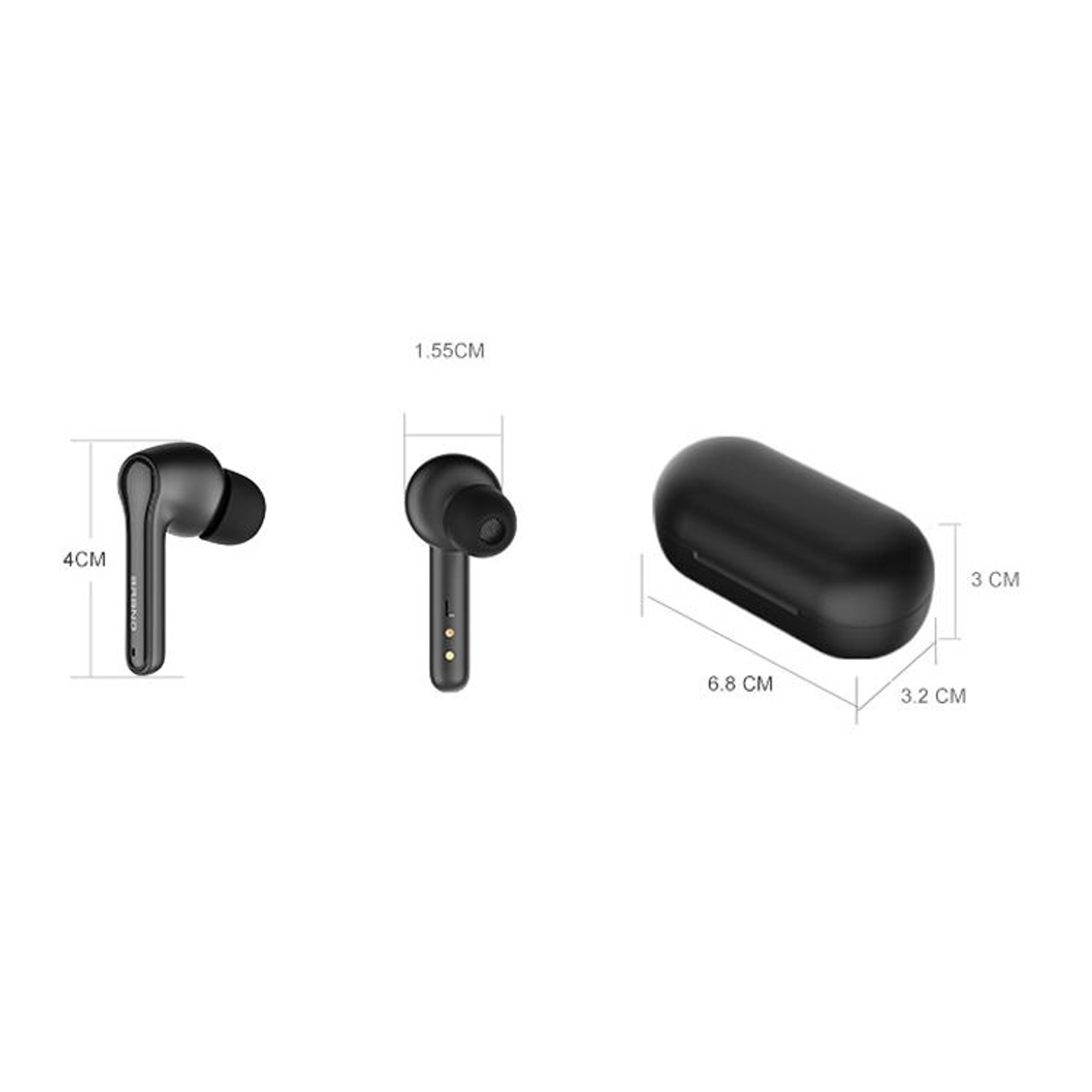 ETE 52 Low Latency Wireless Gaming Earbuds With Bluetooth 50 And Type C Charging 2