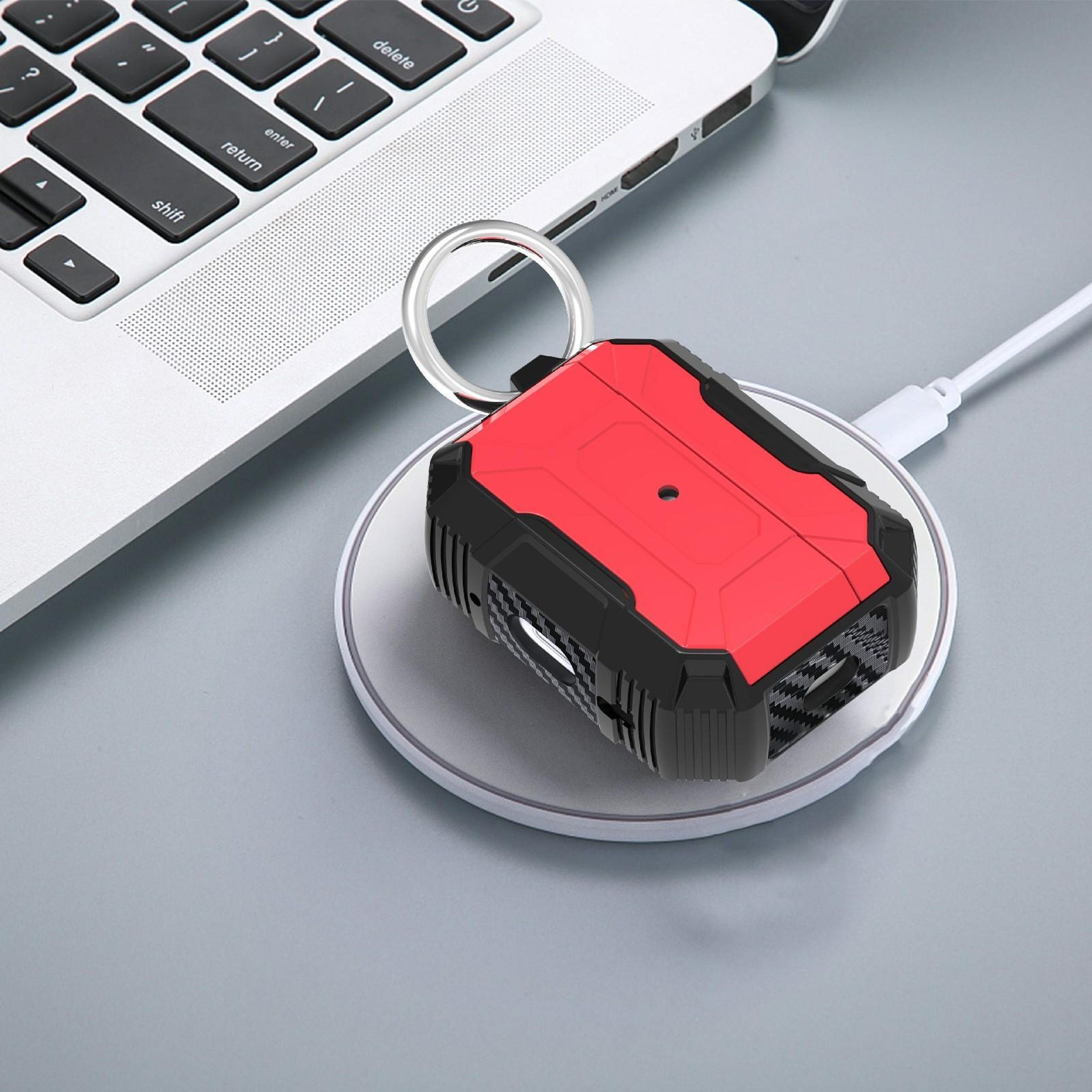 Battle Armor Shockproof AirPods Pro Case With Charging Port Access 9