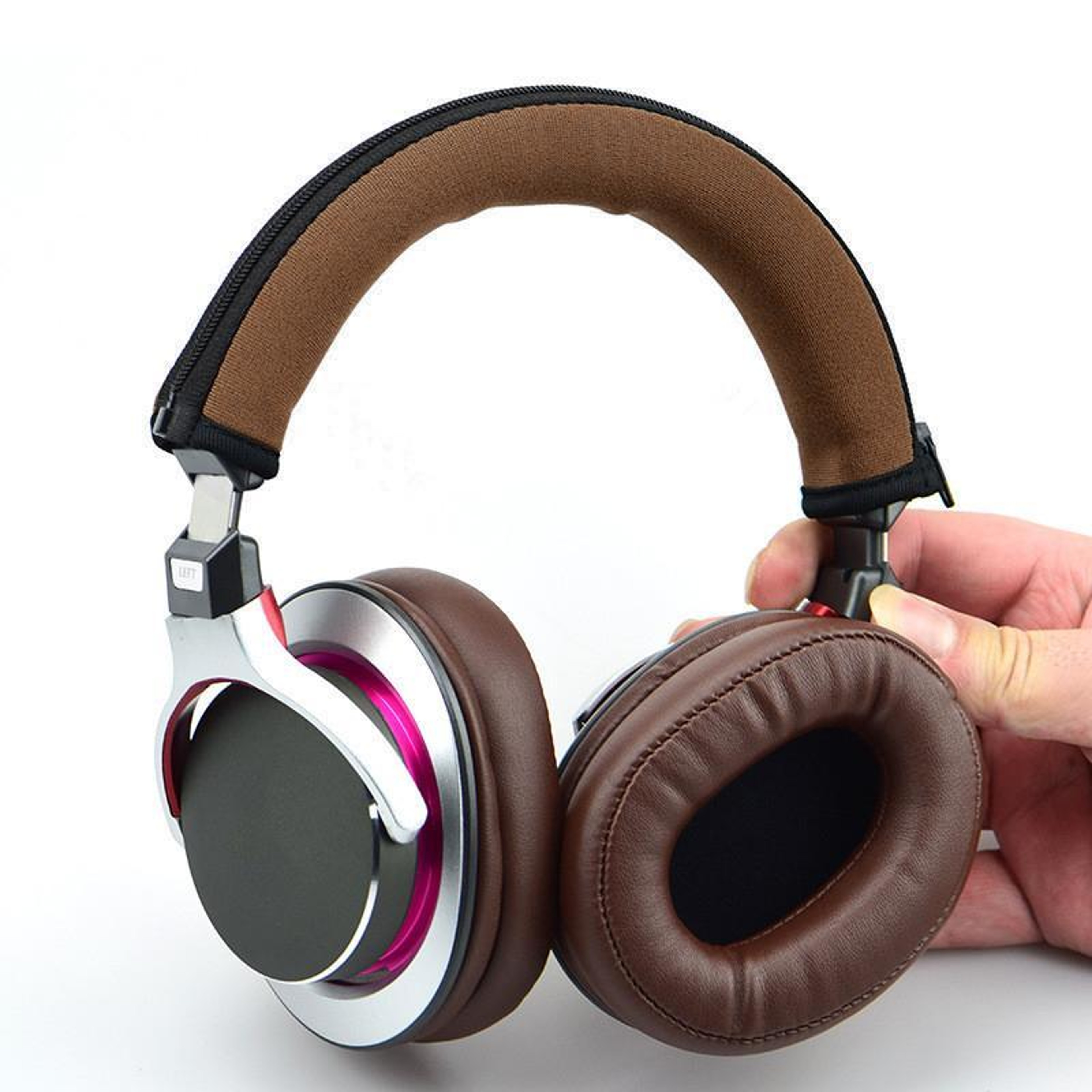 Audio Technica ATH MSR7 Headband Cushion Pad With Zipper Soft Neoprene Replacement Cover 3