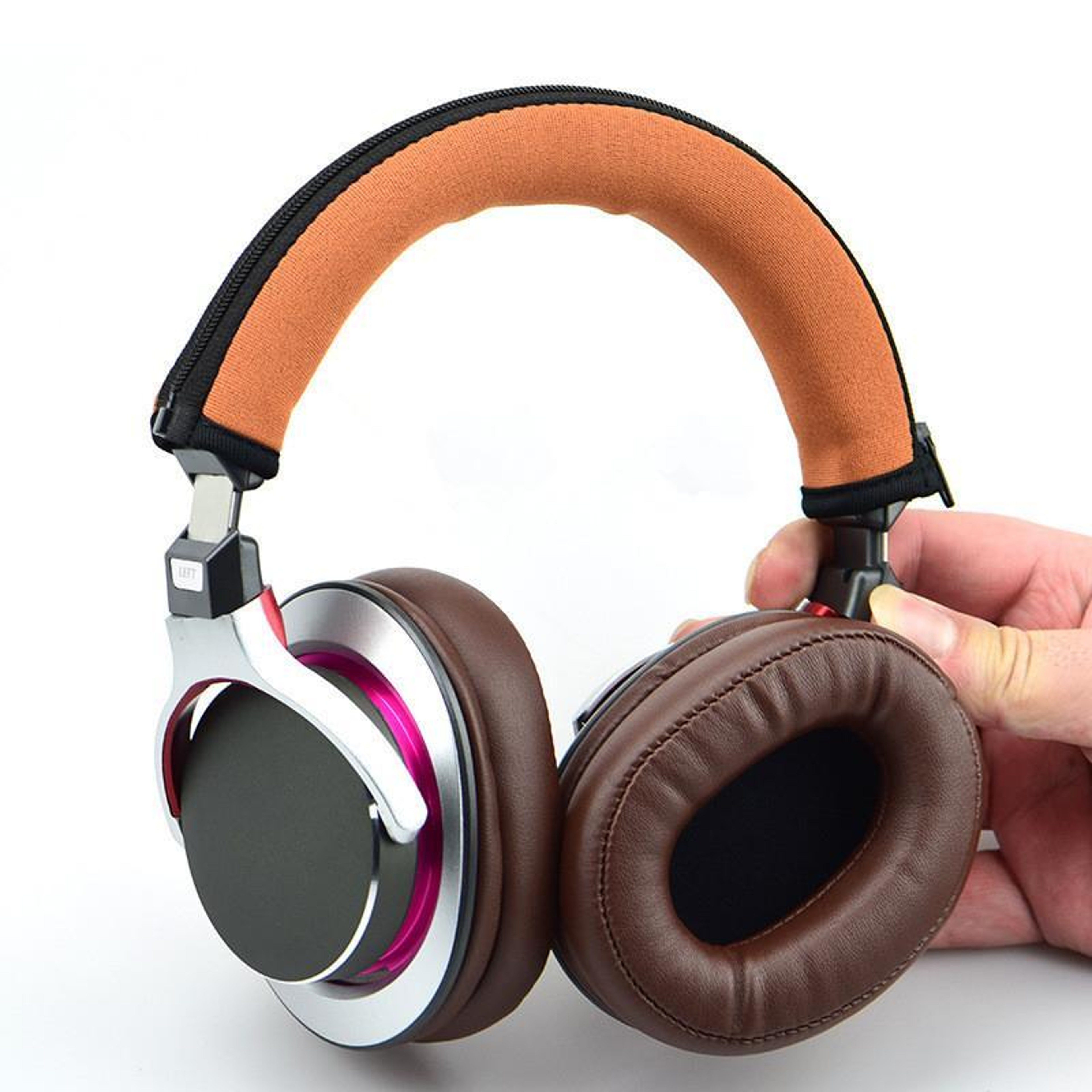 Audio Technica ATH MSR7 Headband Cushion Pad With Zipper Soft Neoprene Replacement Cover 9