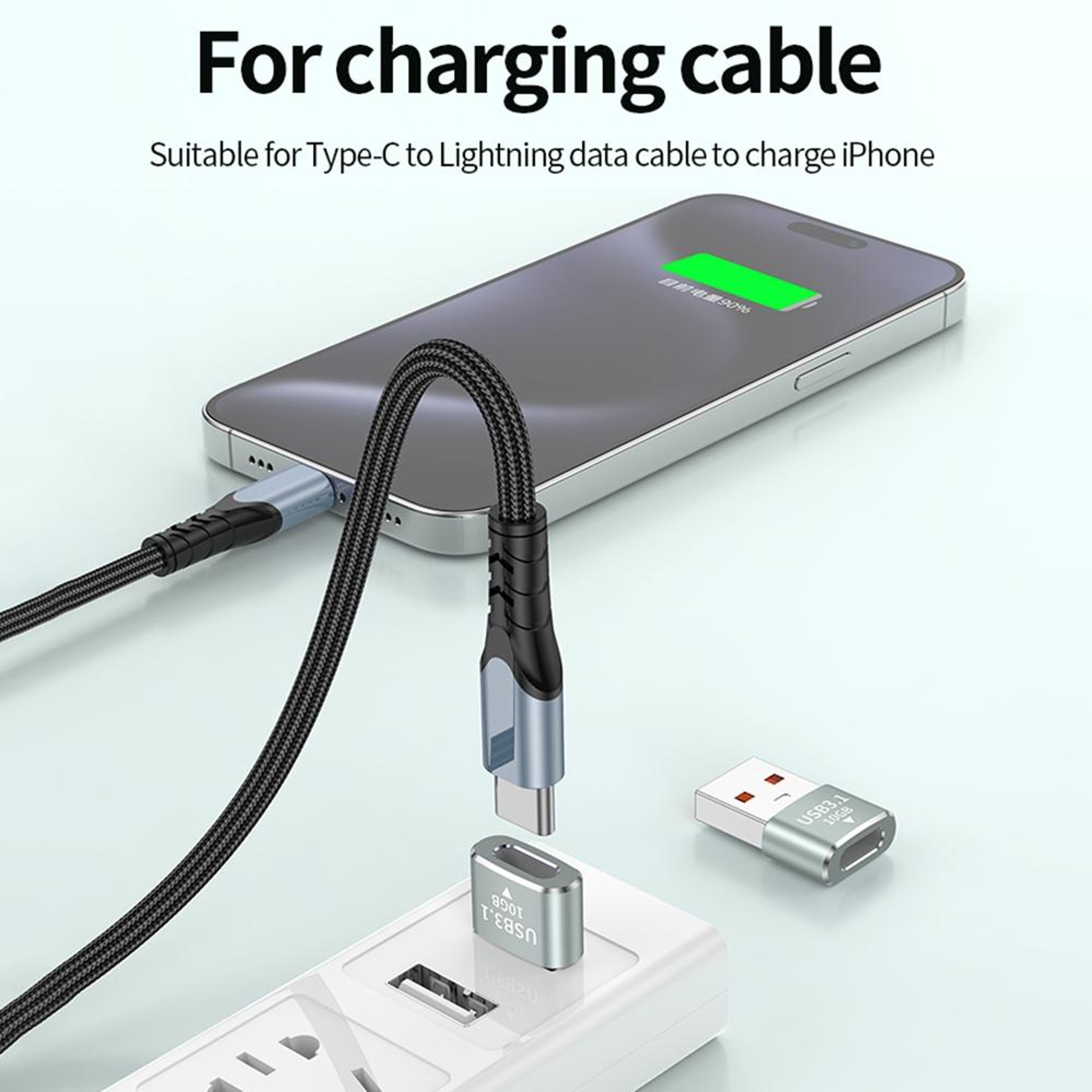 120W USB C OTG Adapter 10Gbps USB 31 Fast Charging Type C Converter 6