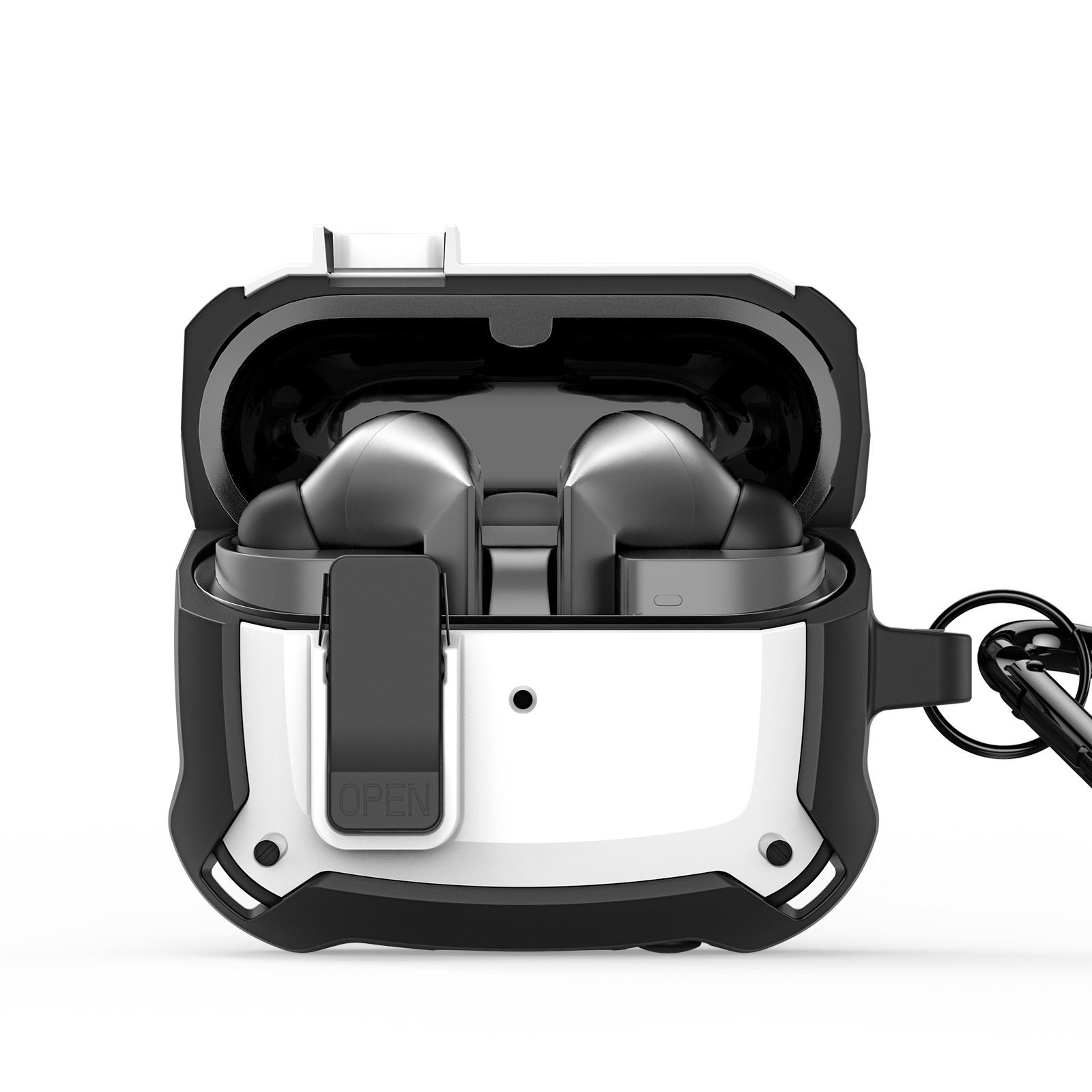 DUX DUCIS SECH Protective Case For Buds3 Pro With Carabiner  Wireless Charging Support 0