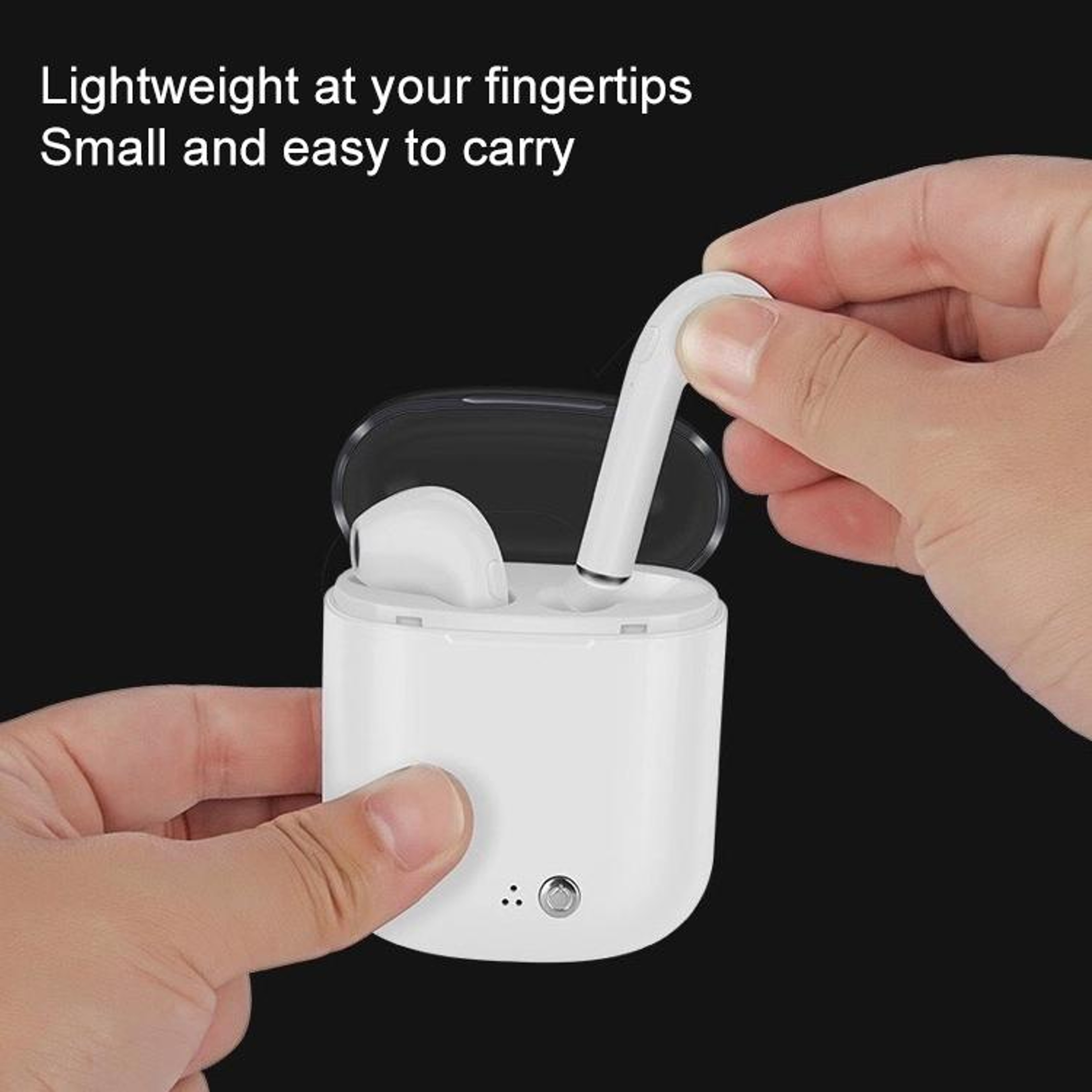 I7s Wireless Earbuds With Charging Case Bluetooth 50 Stereo Earphones With Noise Reduction 6