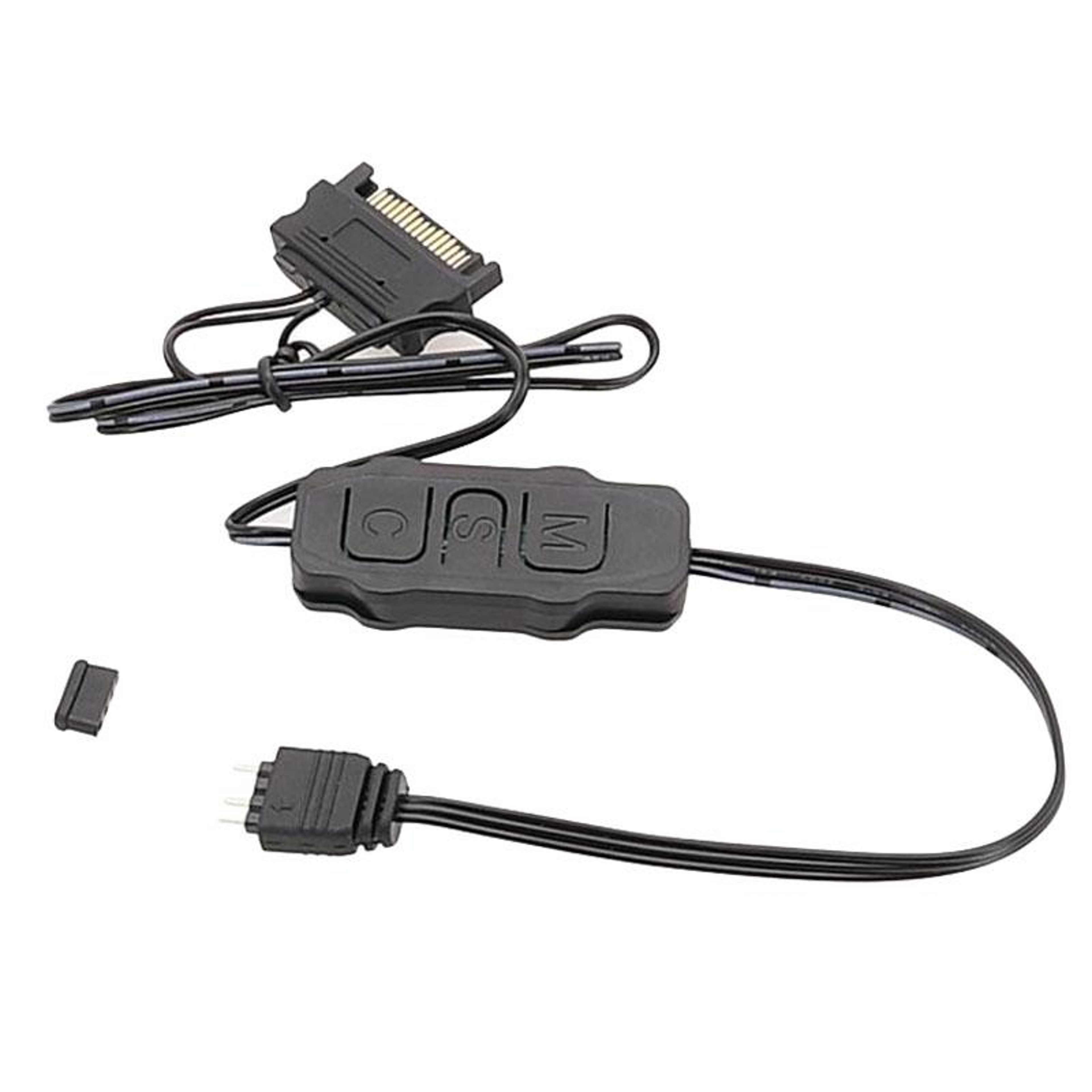 ARGB SATA Power Controller Cable For PC Fans And RGB Lighting With 5V 3Pin Sync Control 0