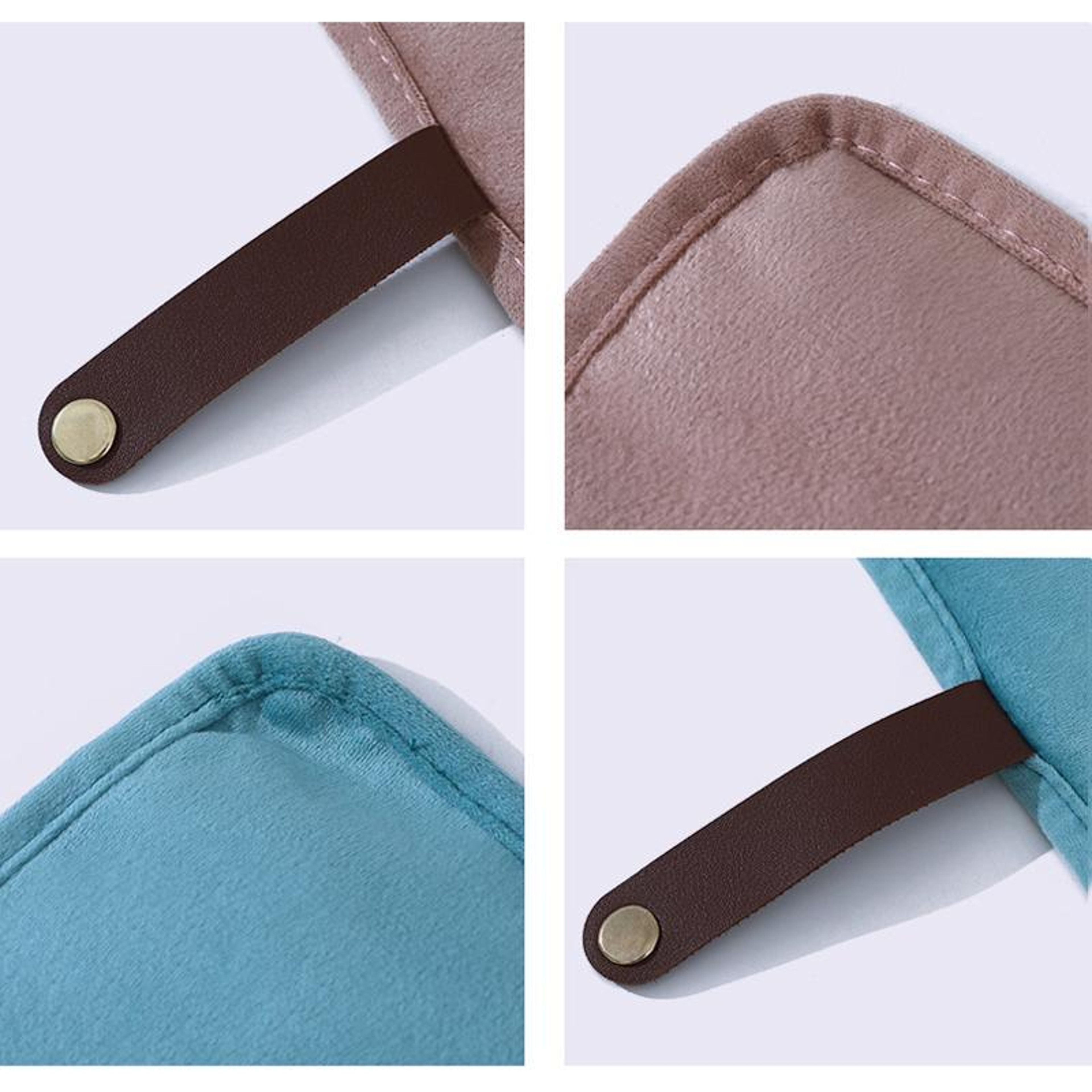 Luxury Velvet Jewelry Organizer Roll Travel Case For Necklaces Bracelets  Accessories 6