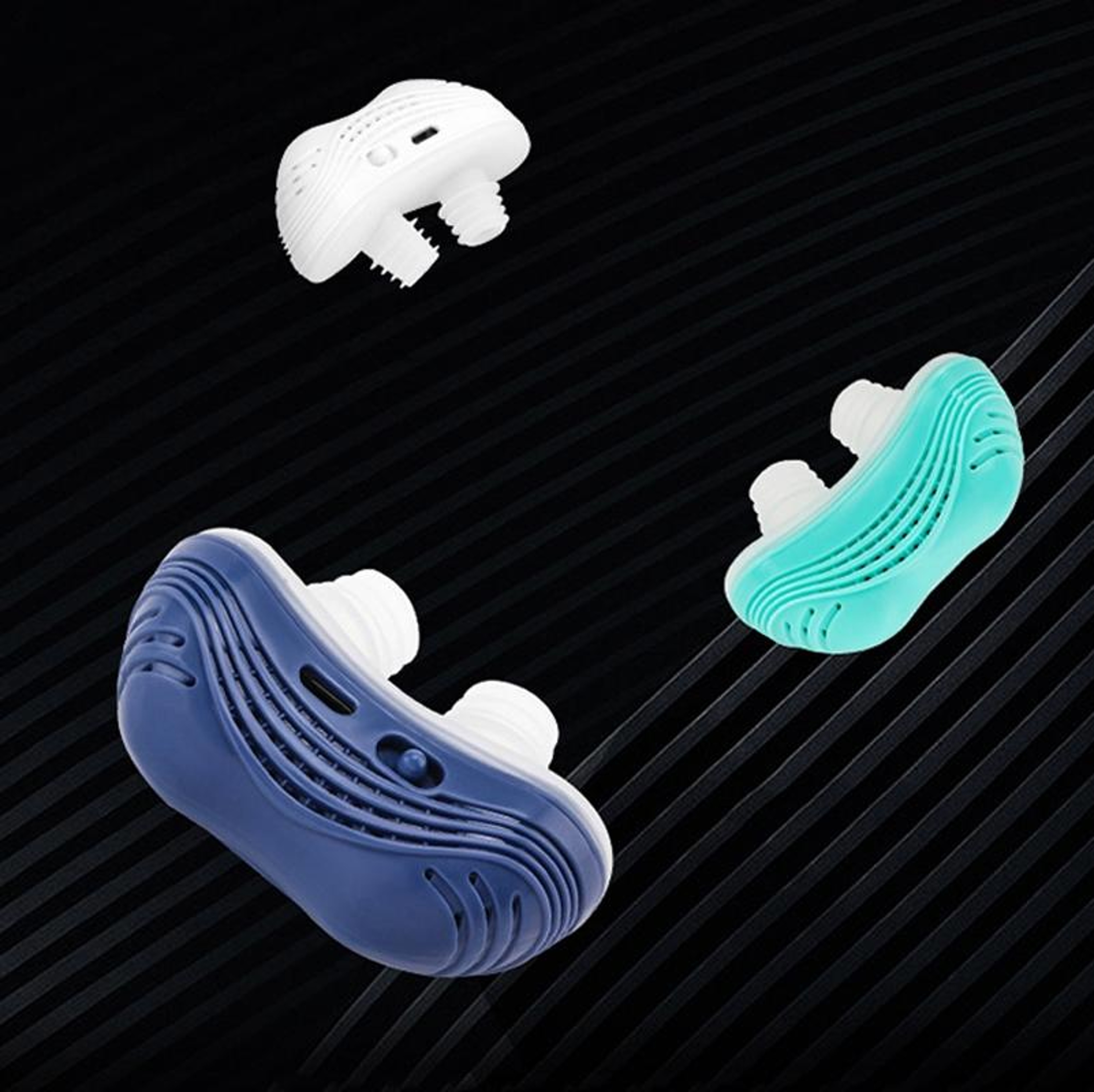 SilentFlow Anti Snoring Nose Clip With Electric Airflow Support For Better Sleep 1