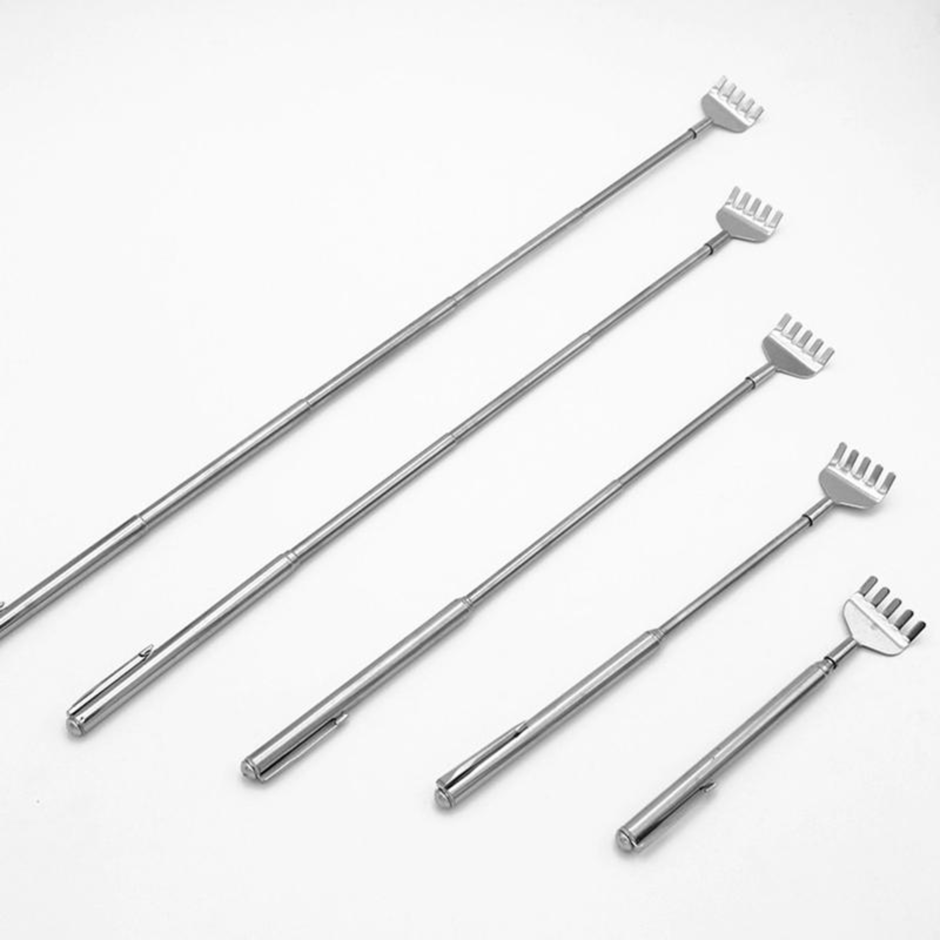 Extendable Back Scratcher Stainless Steel Telescopic Back Scratcher For Instant Itch Relief 3